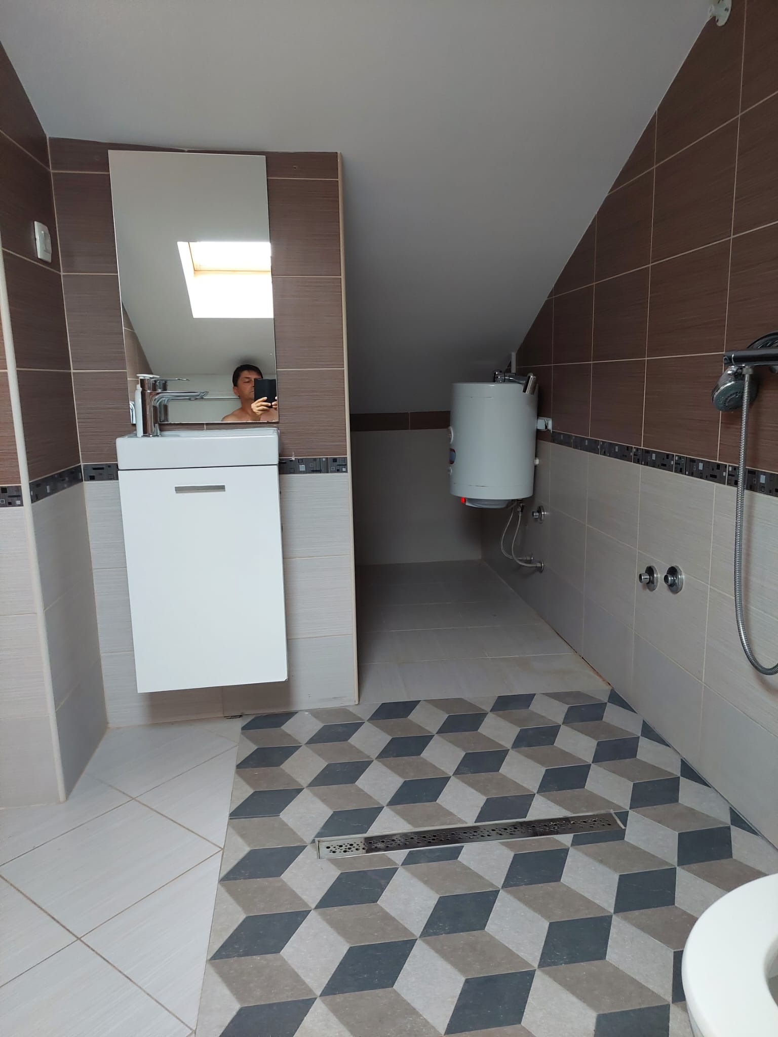 Two bedroom apartment with terrace and sea view Sukošan, Zadar  A-c