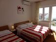 Stanići, Bedroom 2 in the apartment, air condition available and WiFi.