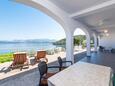 Shared terrace Pještata, Shared terrace in the apartment, with a sea view, (pet friendly) and WiFi.