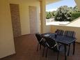 Terrace Mandre, Terrace in the apartment, with a sea view and WiFi.
