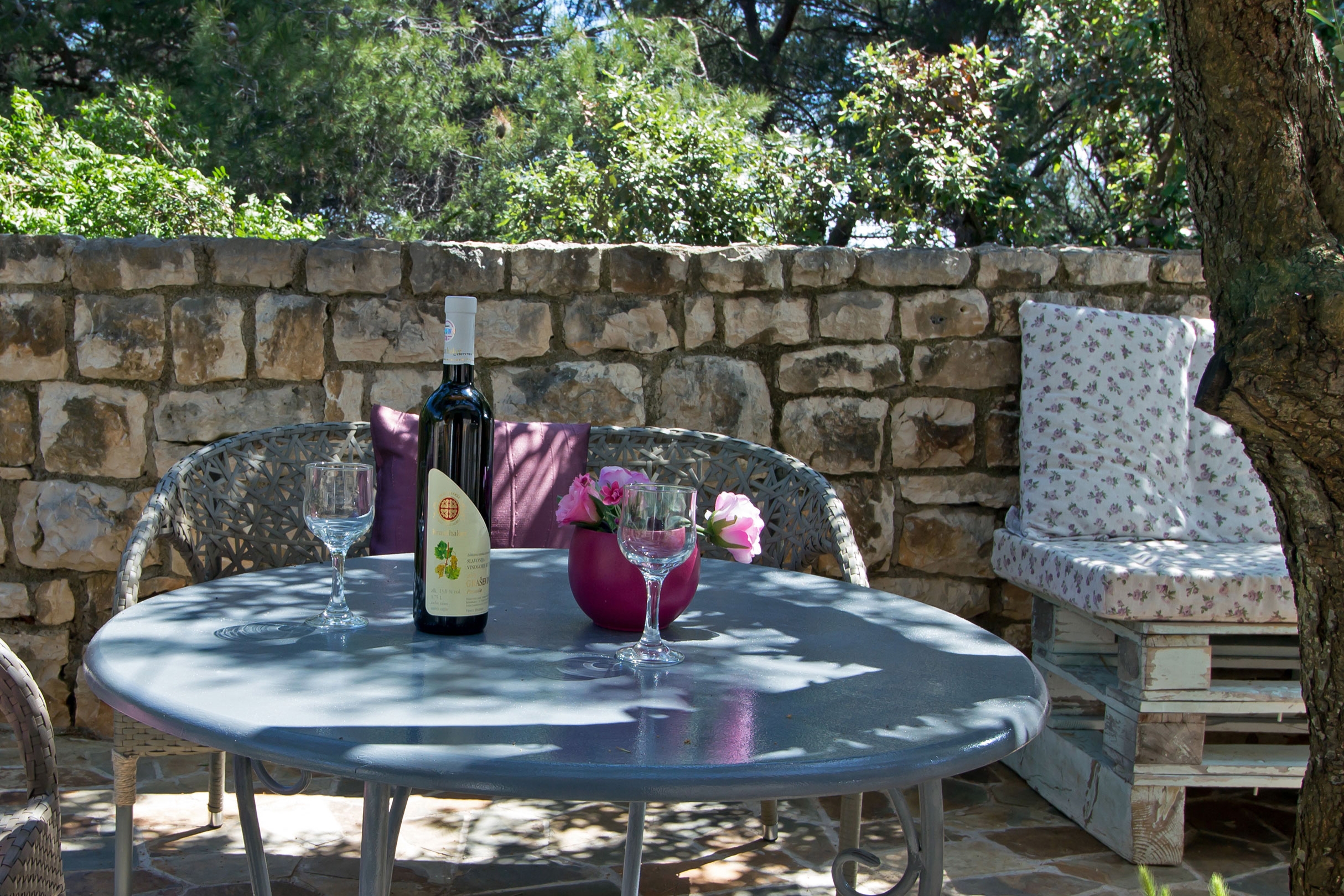 Studio flat near beach Cove Donja Kruščica - Donja Krušica, Šolta (AS-12418-a)