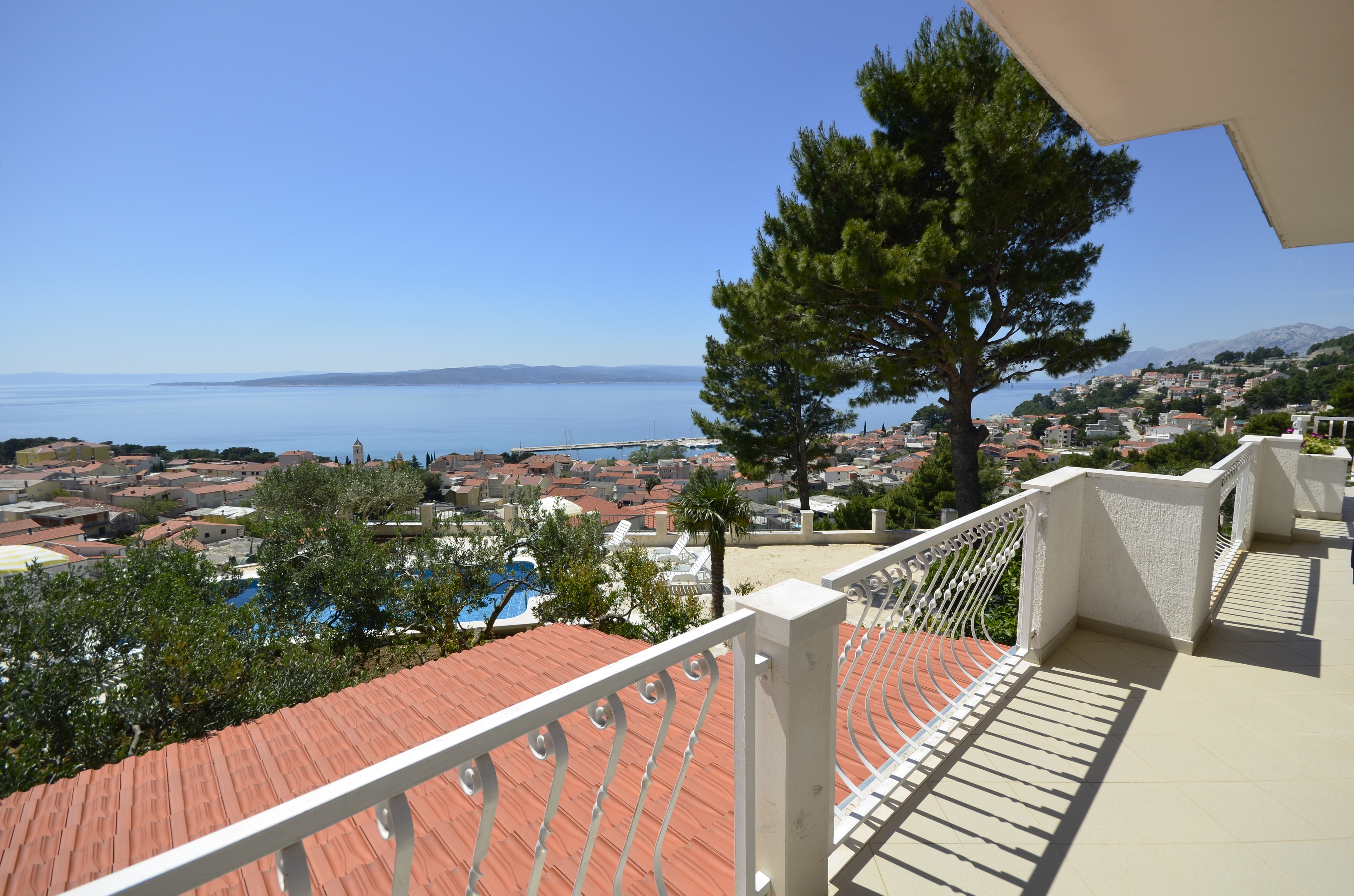 One bedroom apartment with terrace and sea view Baška Voda, Makarska  A-a