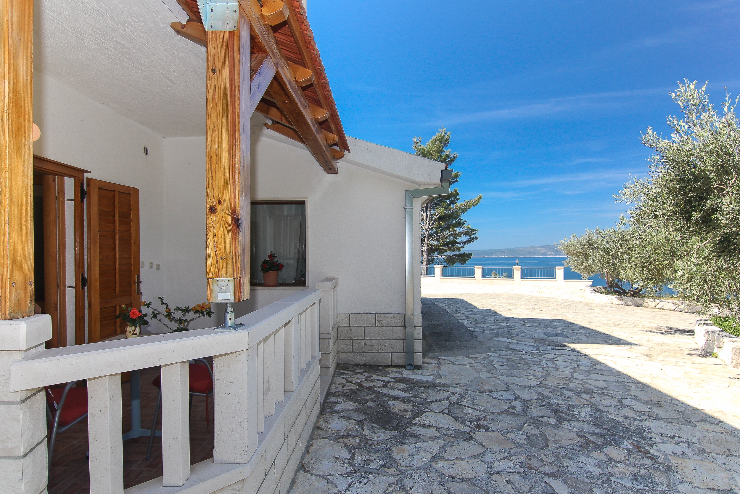 Studio flat with terrace Baška Voda, Makarska  AS-b