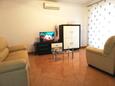 Obývací pokoj Rovinj, Obývací pokoj v ubytování typu apartment, s klimatizací a WiFi.