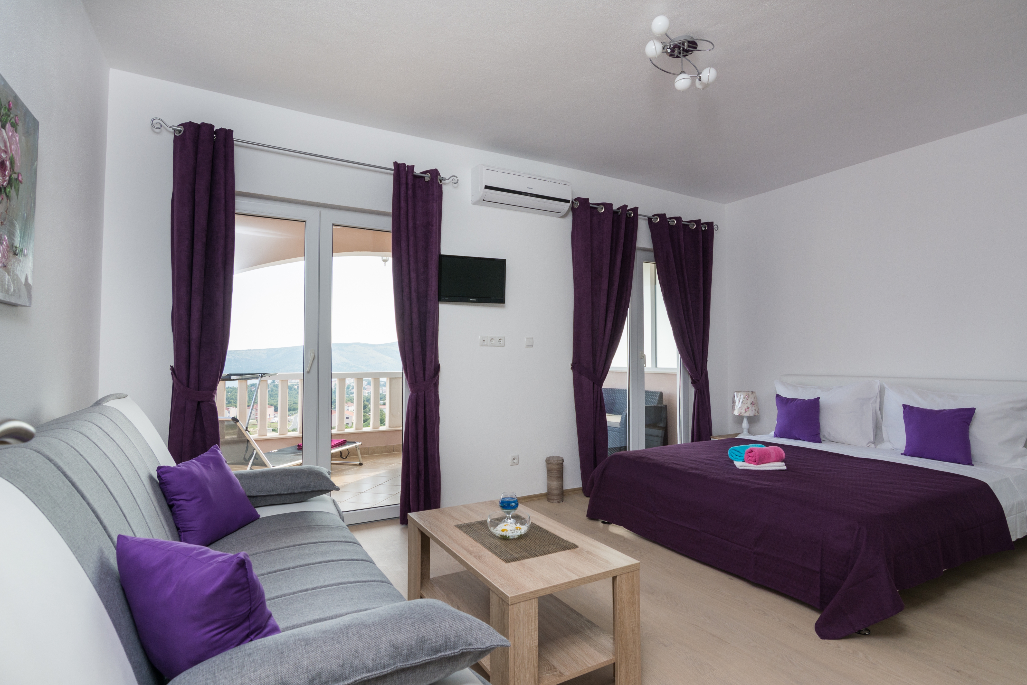 Studio flat with terrace and sea view Seget Vranjica, Trogir  AS-a