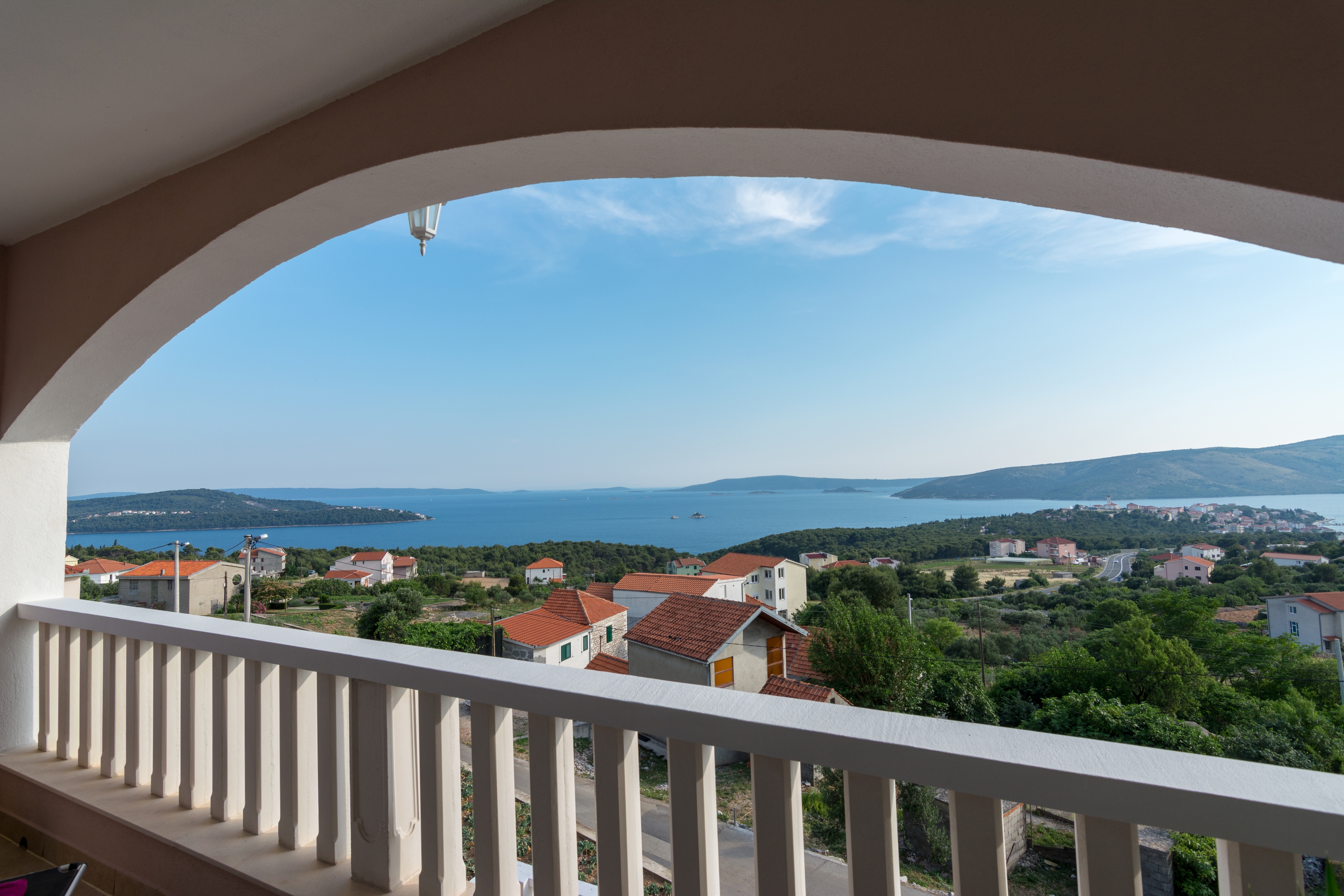 Studio flat with terrace and sea view Seget Vranjica, Trogir  AS-a