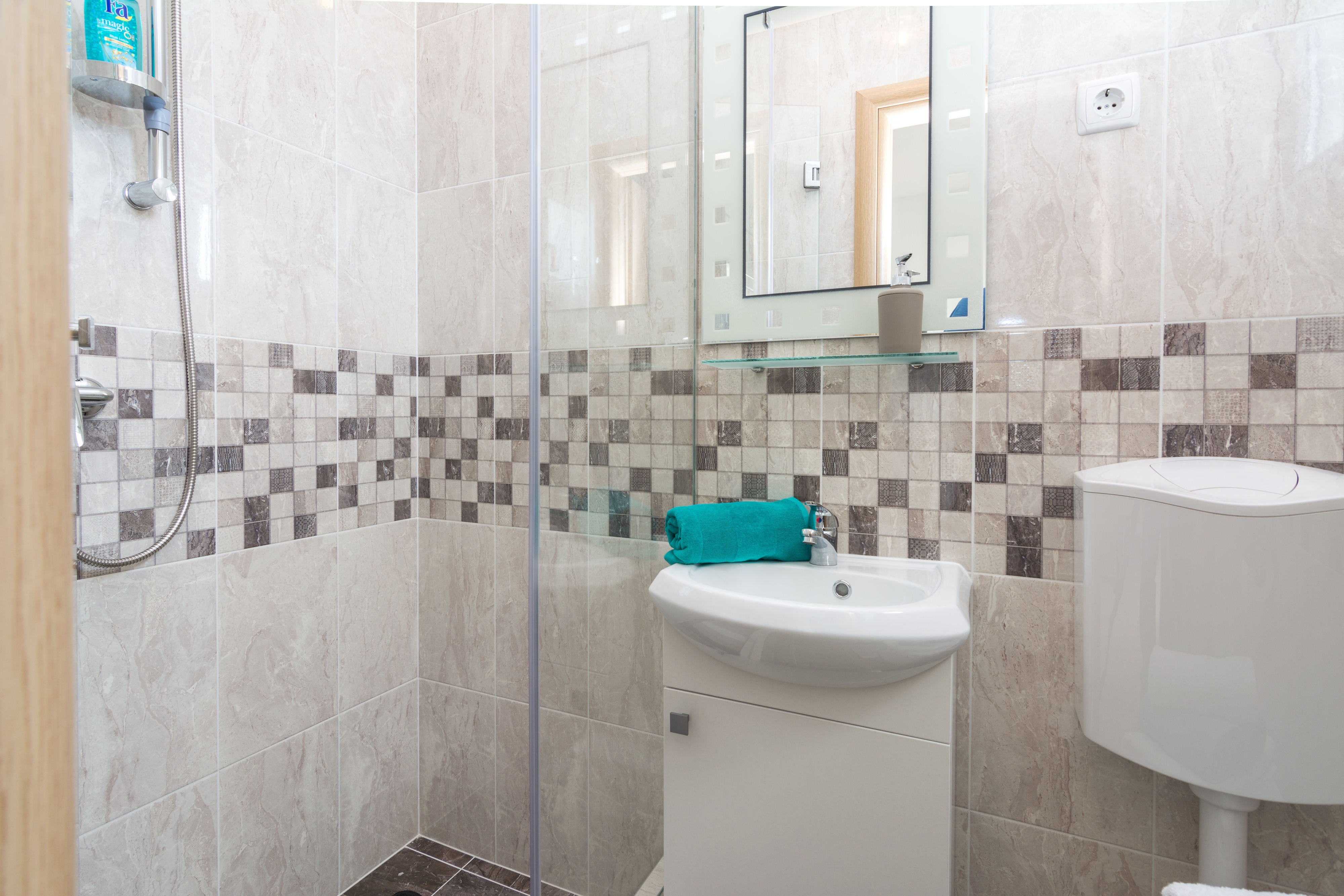 Studio flat with terrace and sea view Seget Vranjica, Trogir  AS-c