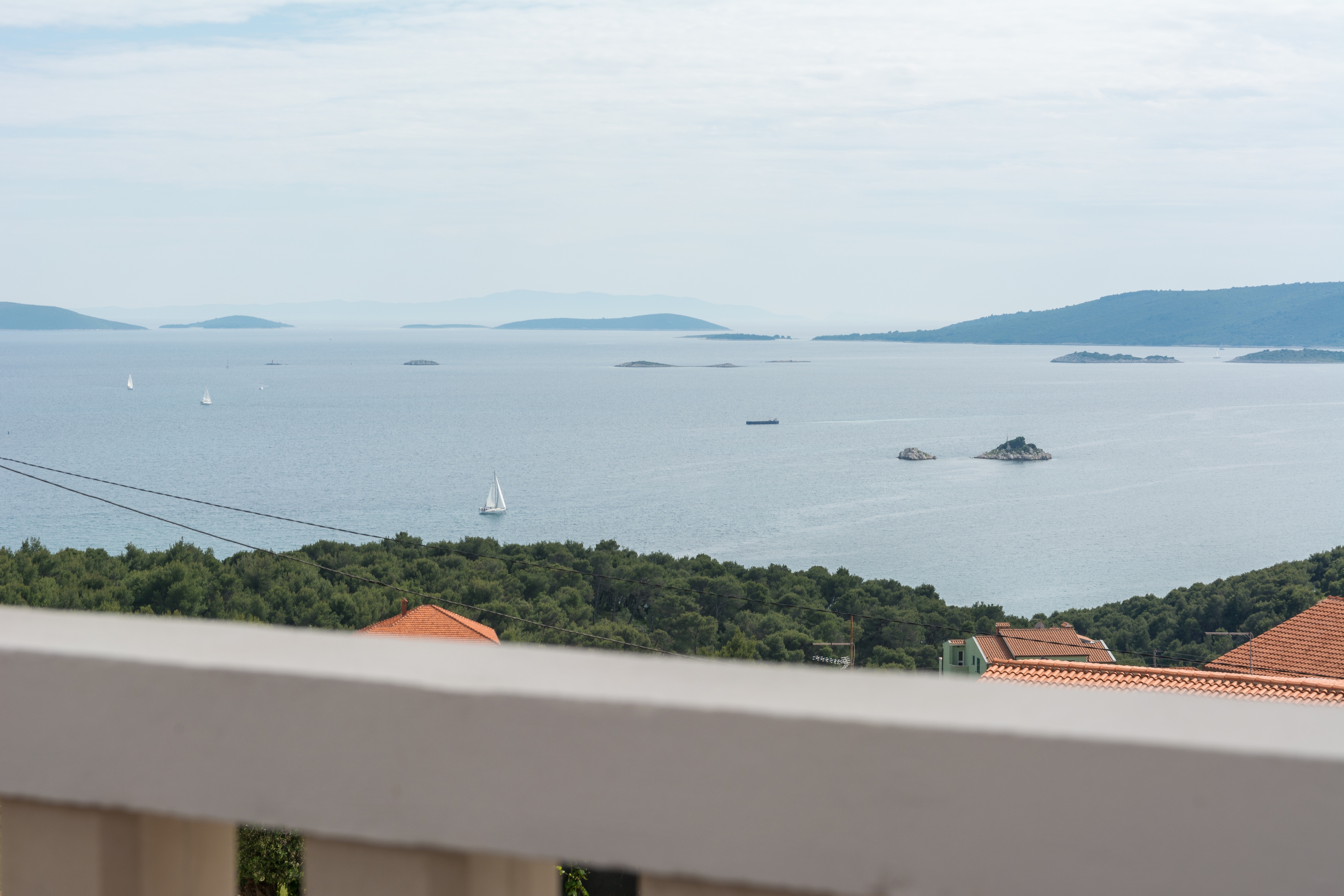 Studio flat with terrace and sea view Seget Vranjica, Trogir  AS-c