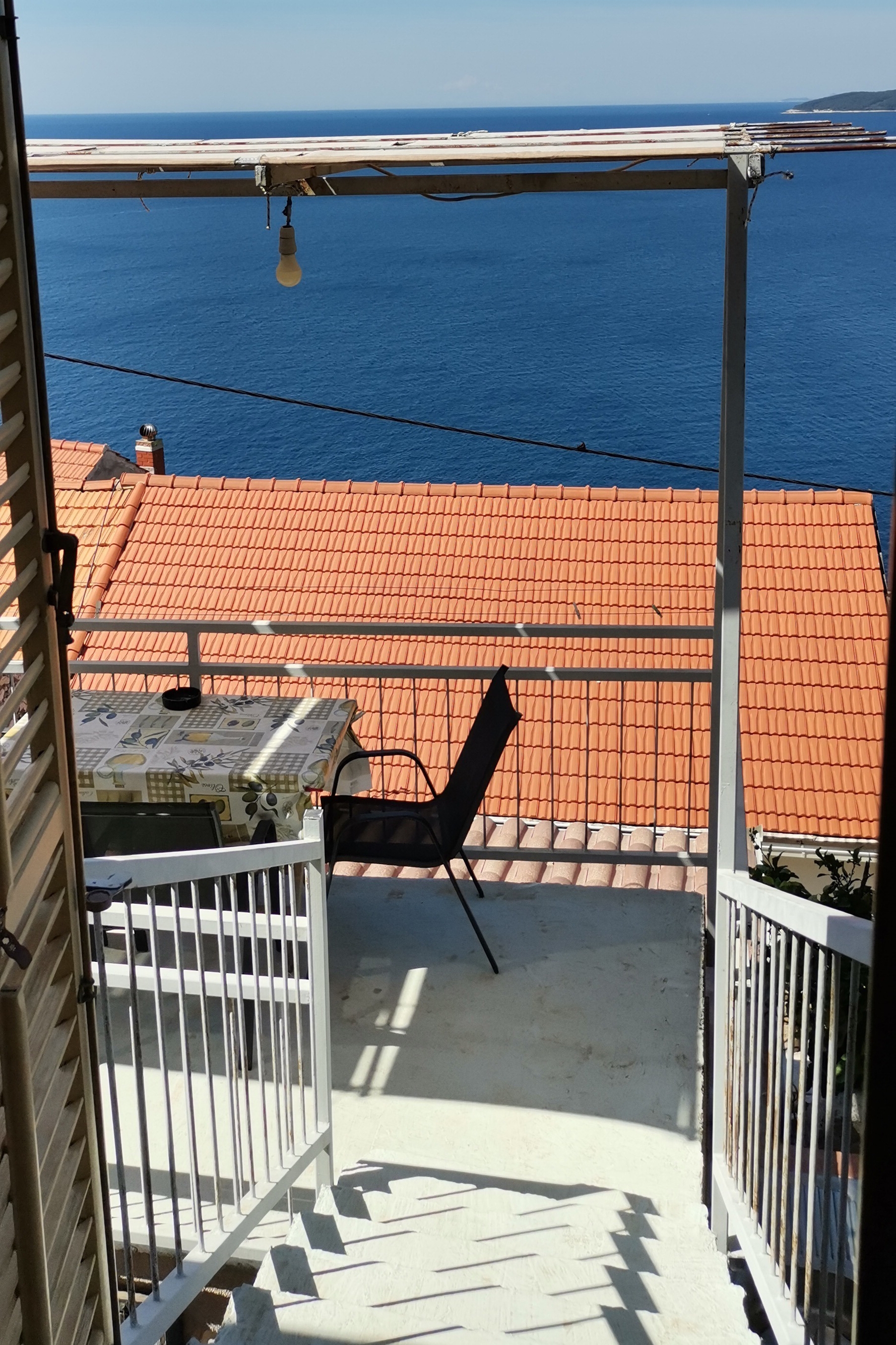 One bedroom apartment with terrace and sea view Borje, Pelješac  A-a