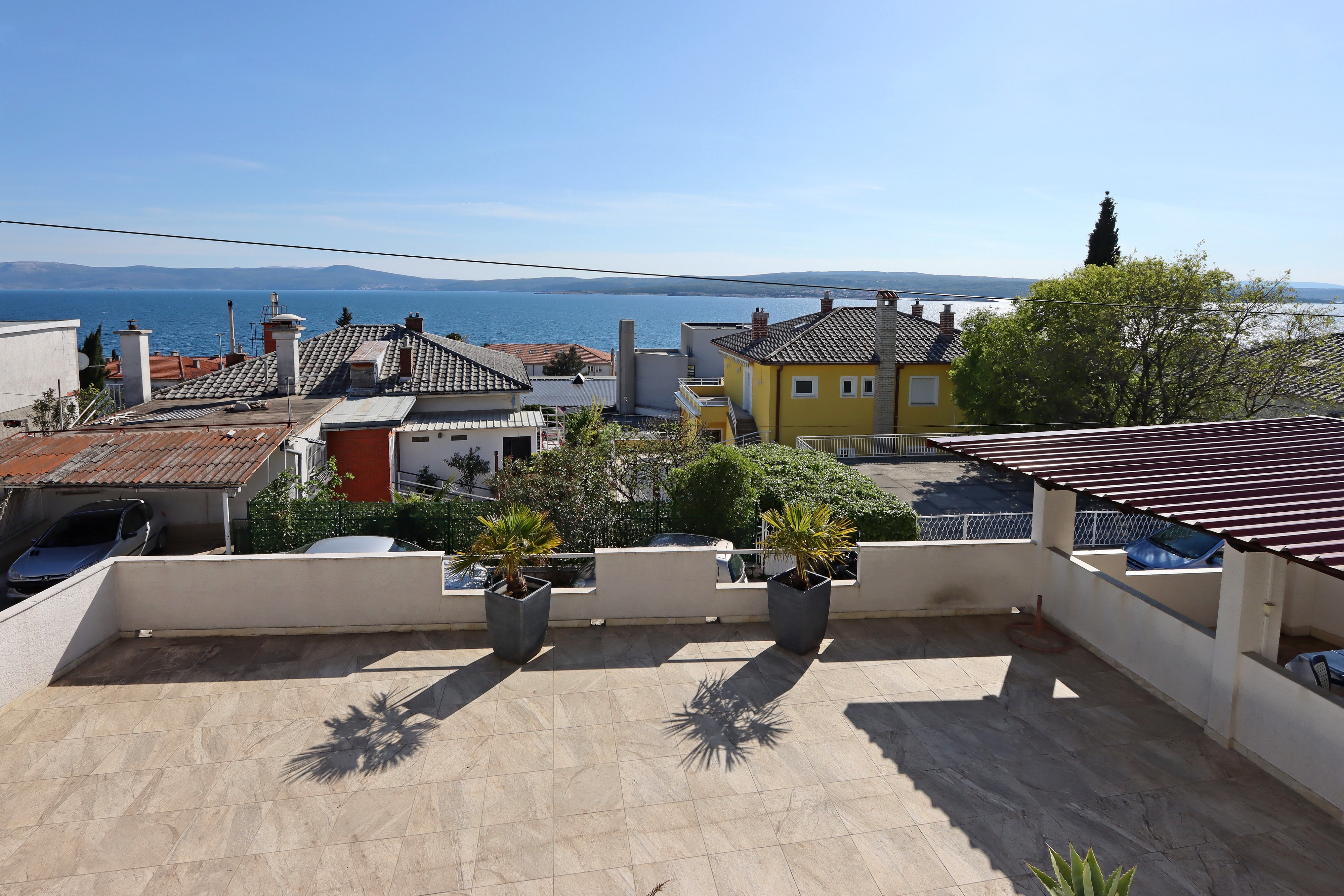 Two bedroom apartment with balcony and sea view Crikvenica  A-d