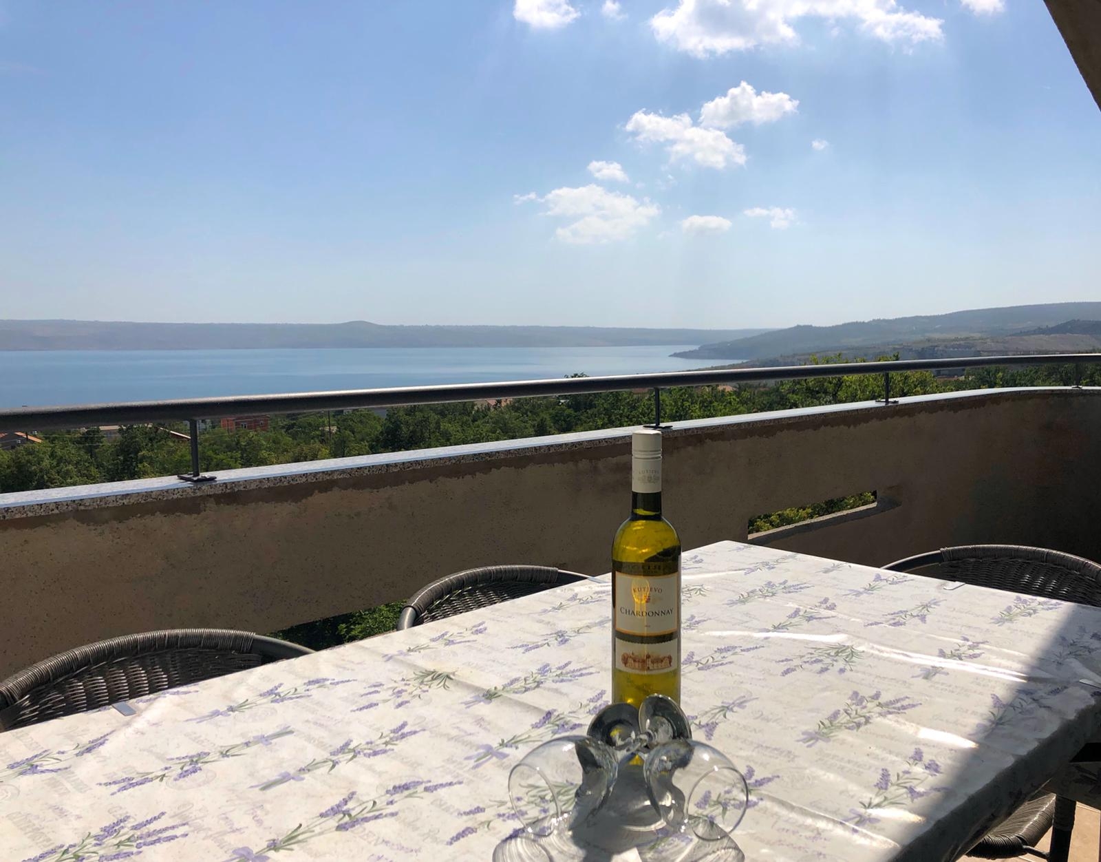 Two bedroom apartment with terrace and sea view Maslenica, Novigrad  A-b