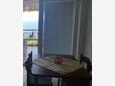 Ivan Dolac, Dining room in the apartment, air condition available, (pet friendly) and WiFi.