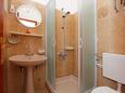 Ванная комната Prižba, Ванная комната в размещении типа studio-apartment, Домашние животные допускаются и WiFi.