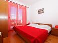 Prižba, Bedroom in the studio-apartment, (pet friendly) and WiFi.