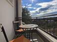 Balkon Vodice, Balkon v ubytování typu house, WiFi.