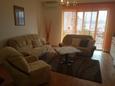 Obývací pokoj Crikvenica, Obývací pokoj v ubytování typu apartment, s klimatizací, domácí mazlíčci povoleni a WiFi.
