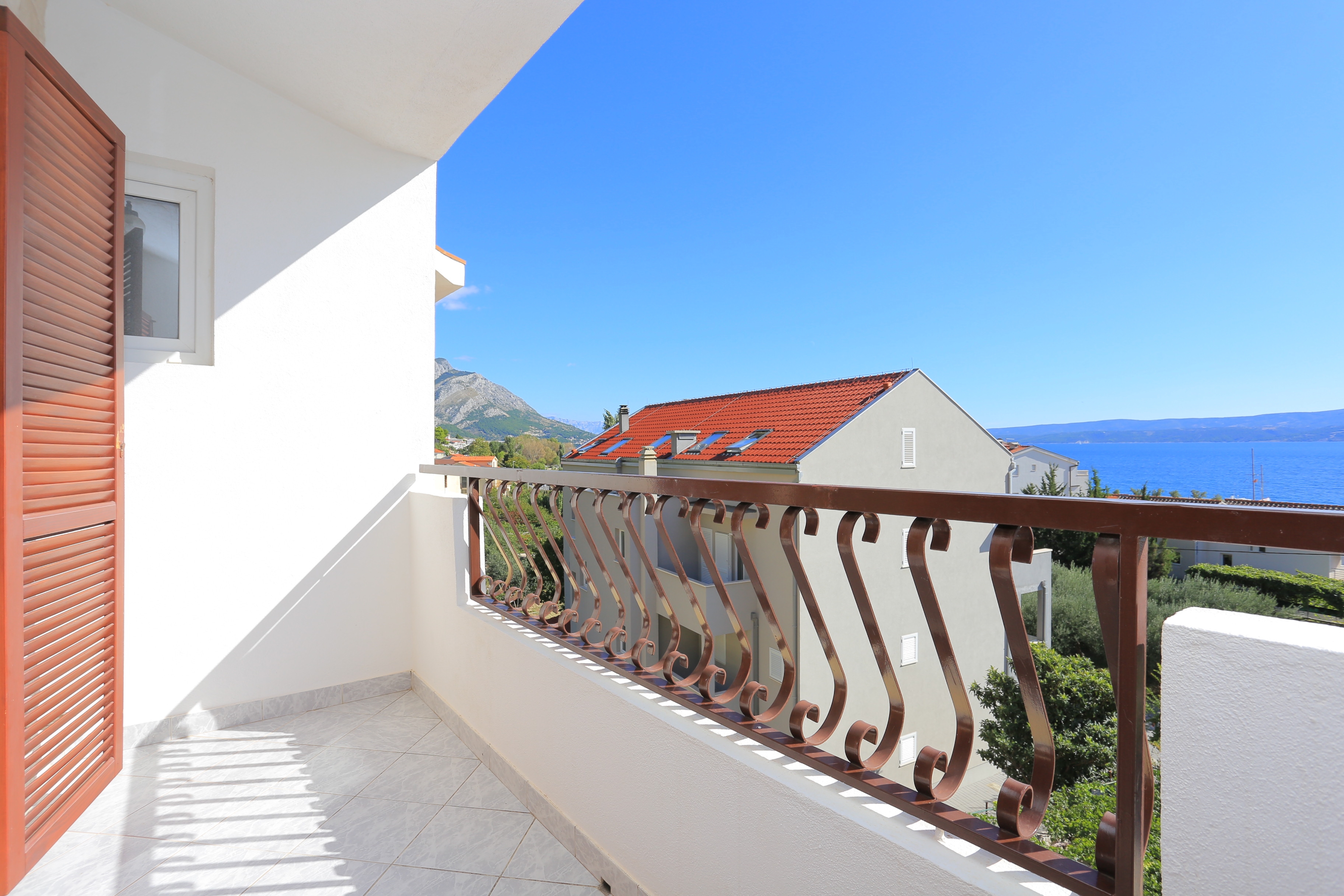 One bedroom apartment with balcony and sea view Duće, Omiš  A-a
