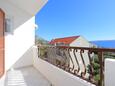 Duće, Balcon 2 dans l’hébergement en type apartment, avec la vue sur la mer et WiFi.