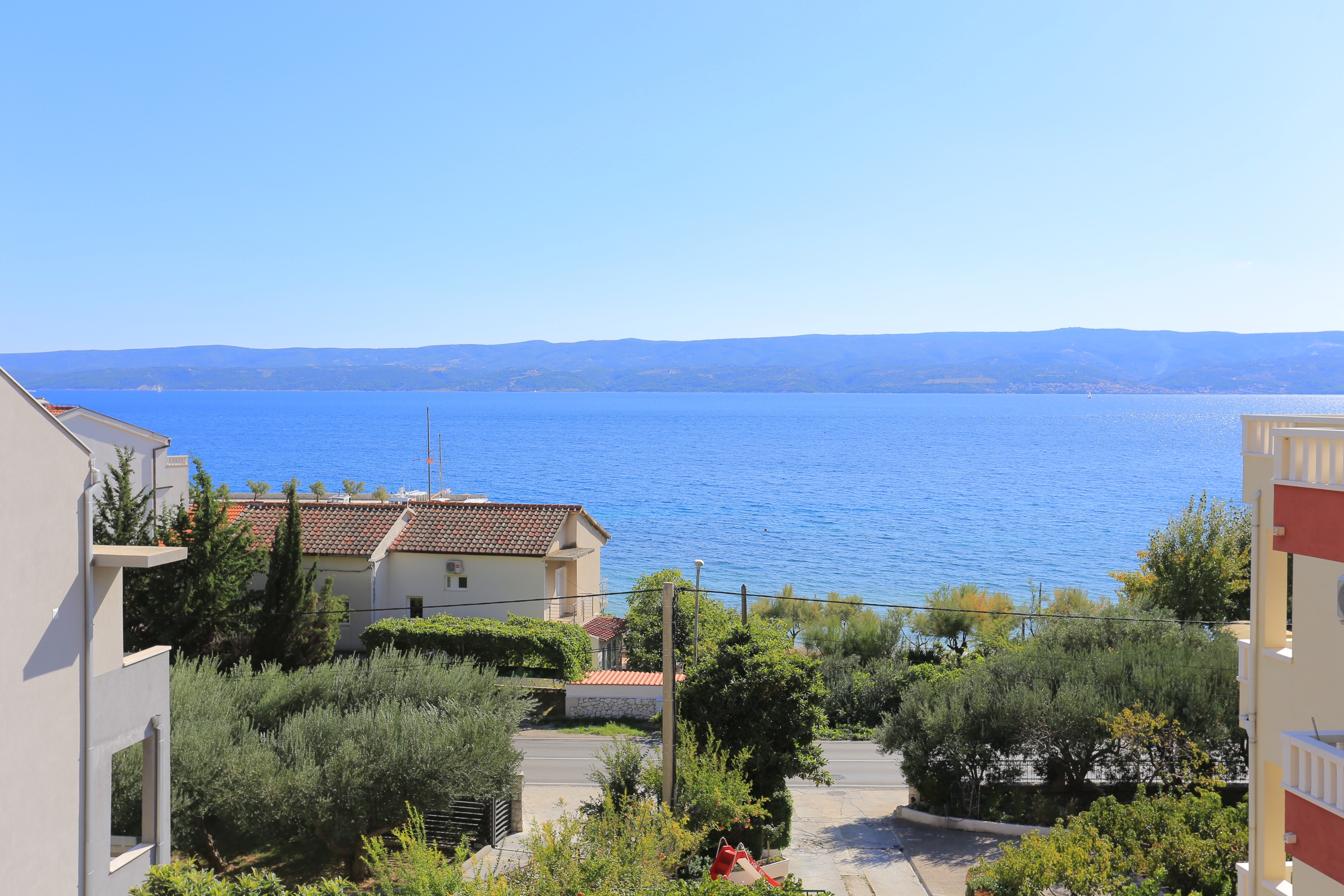 One bedroom apartment with balcony and sea view Duće, Omiš  A-a