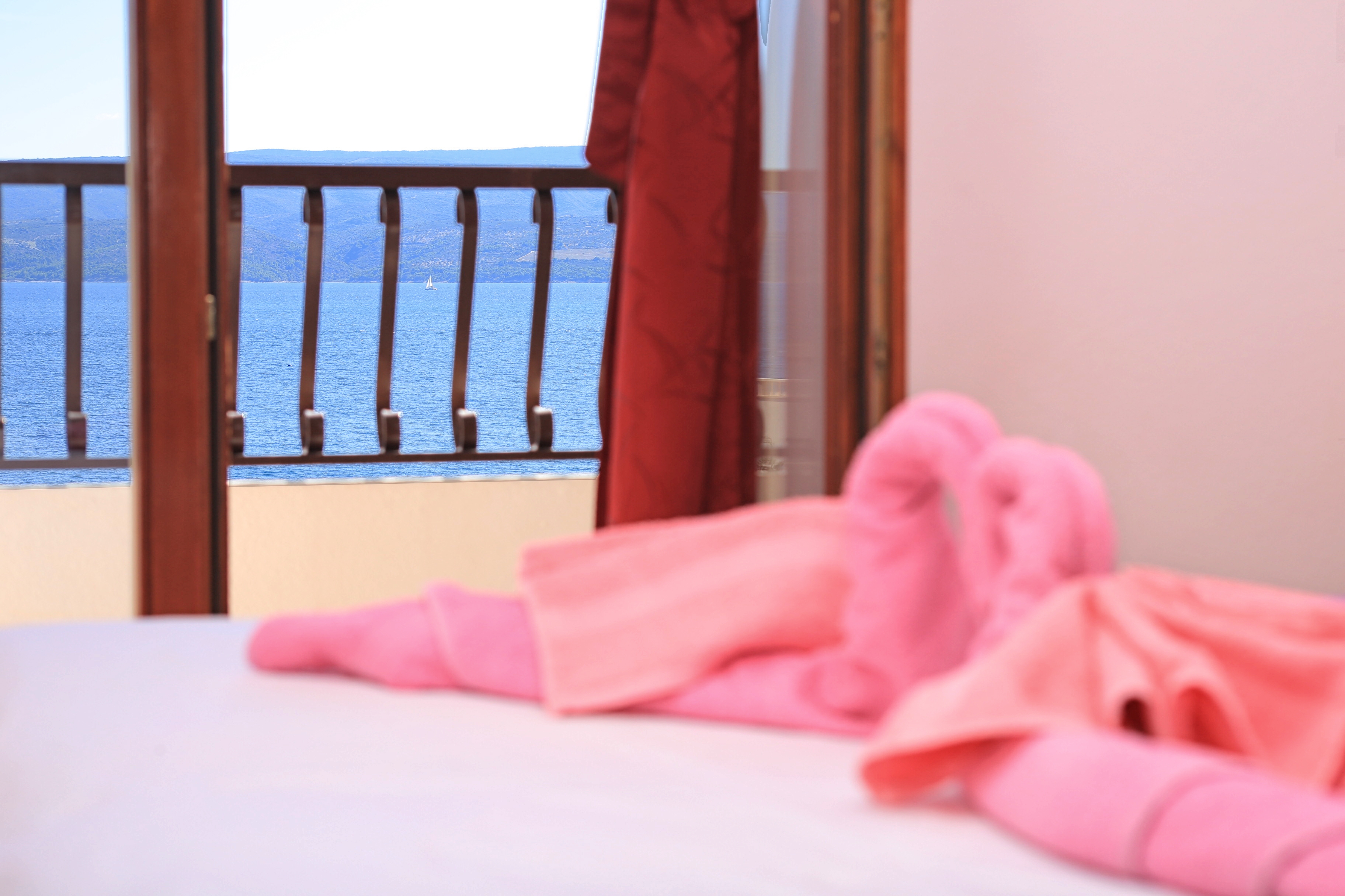 One bedroom apartment with balcony and sea view Duće, Omiš  A-a