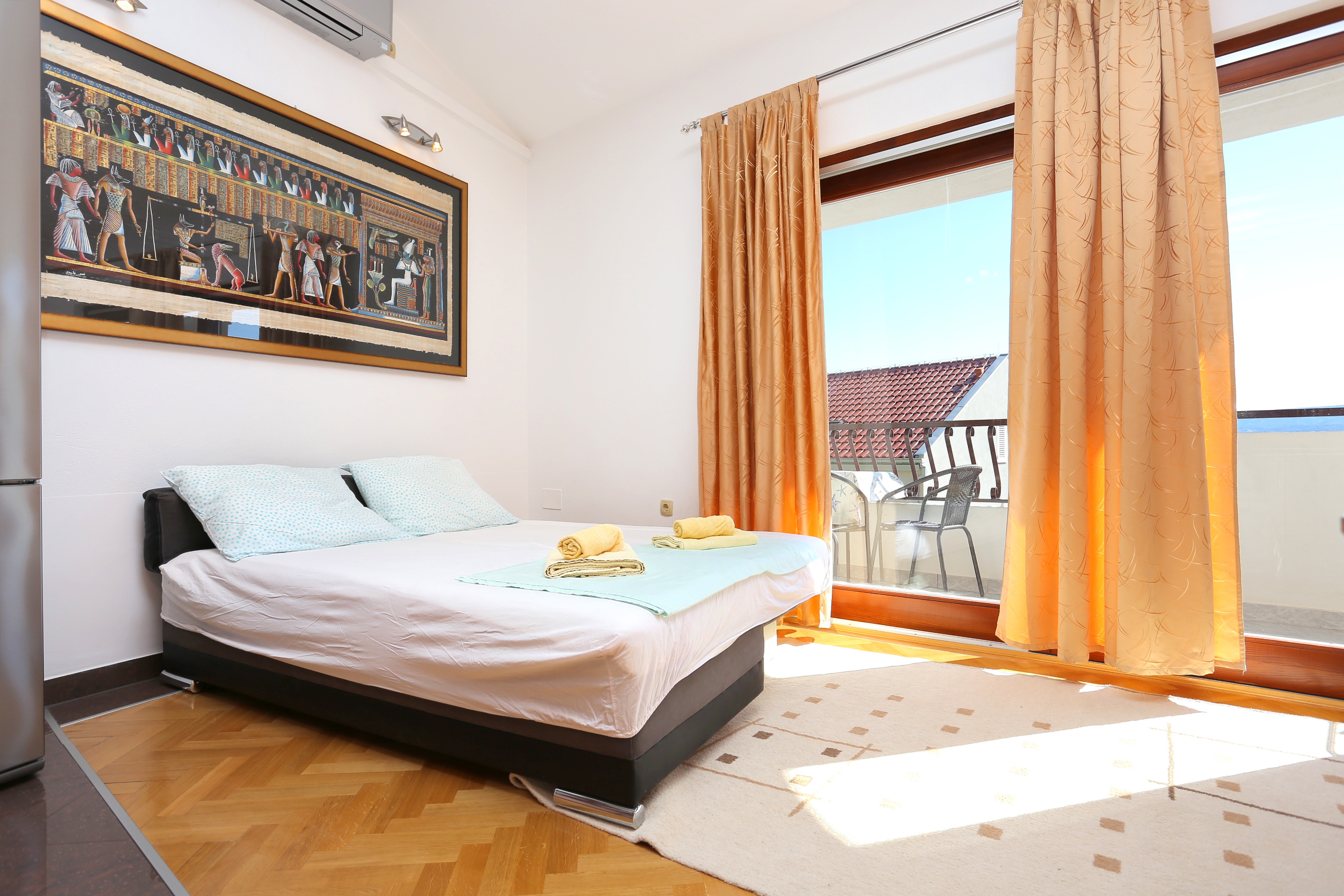One bedroom apartment with balcony and sea view Duće, Omiš (A-12687-a)