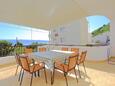 Terrace Duće, Terrace in the apartment, with a sea view and WiFi.