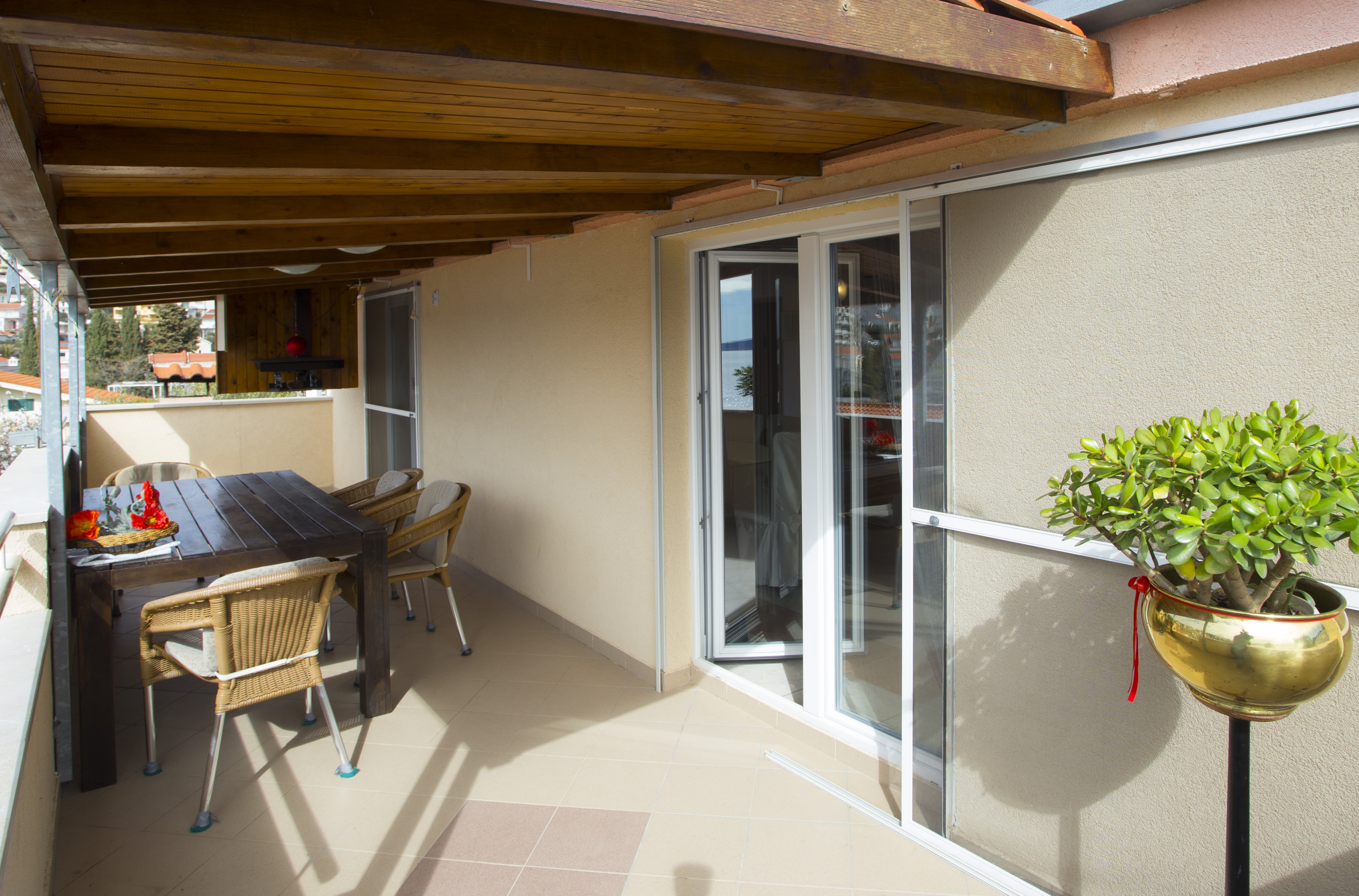 Two bedroom apartment with terrace and sea view Mavarštica, Čiovo  A-c