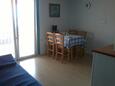 Ražanj, Comedor in the apartment, air condition available y WiFi.