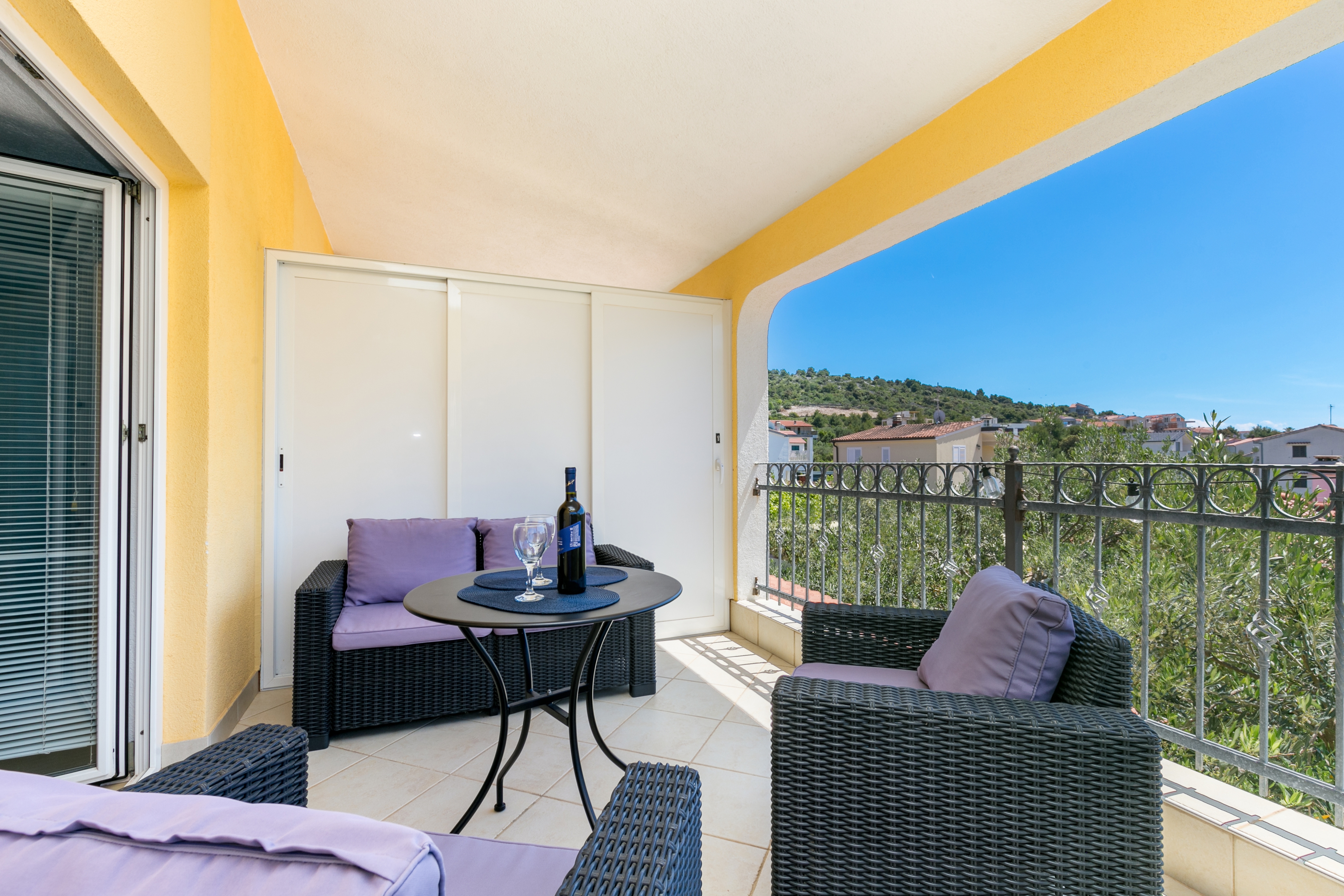One bedroom apartment with terrace and sea view Ražanj, Rogoznica  A-a