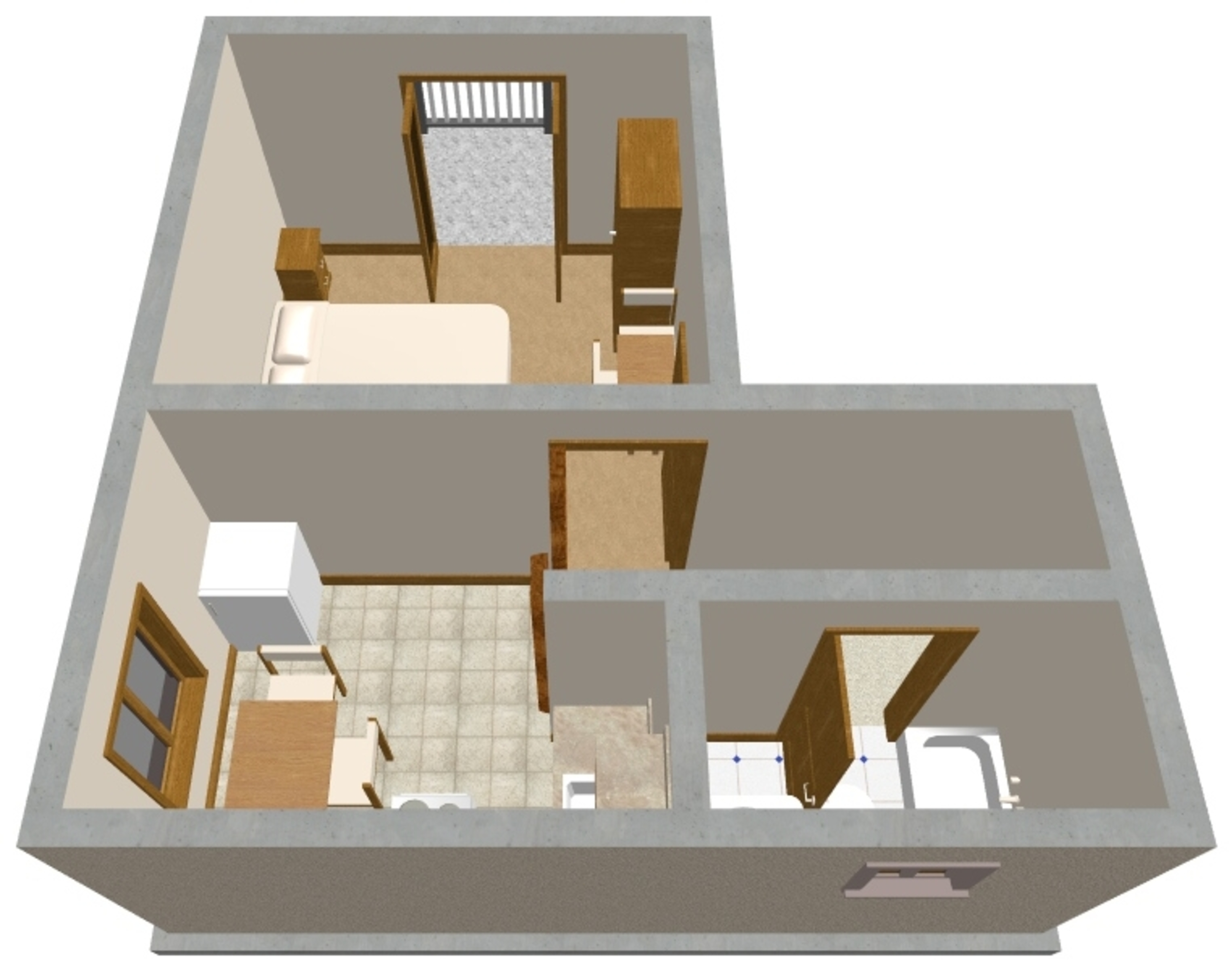 One bedroom apartment with terrace and sea view Zavala, Hvar  A-b