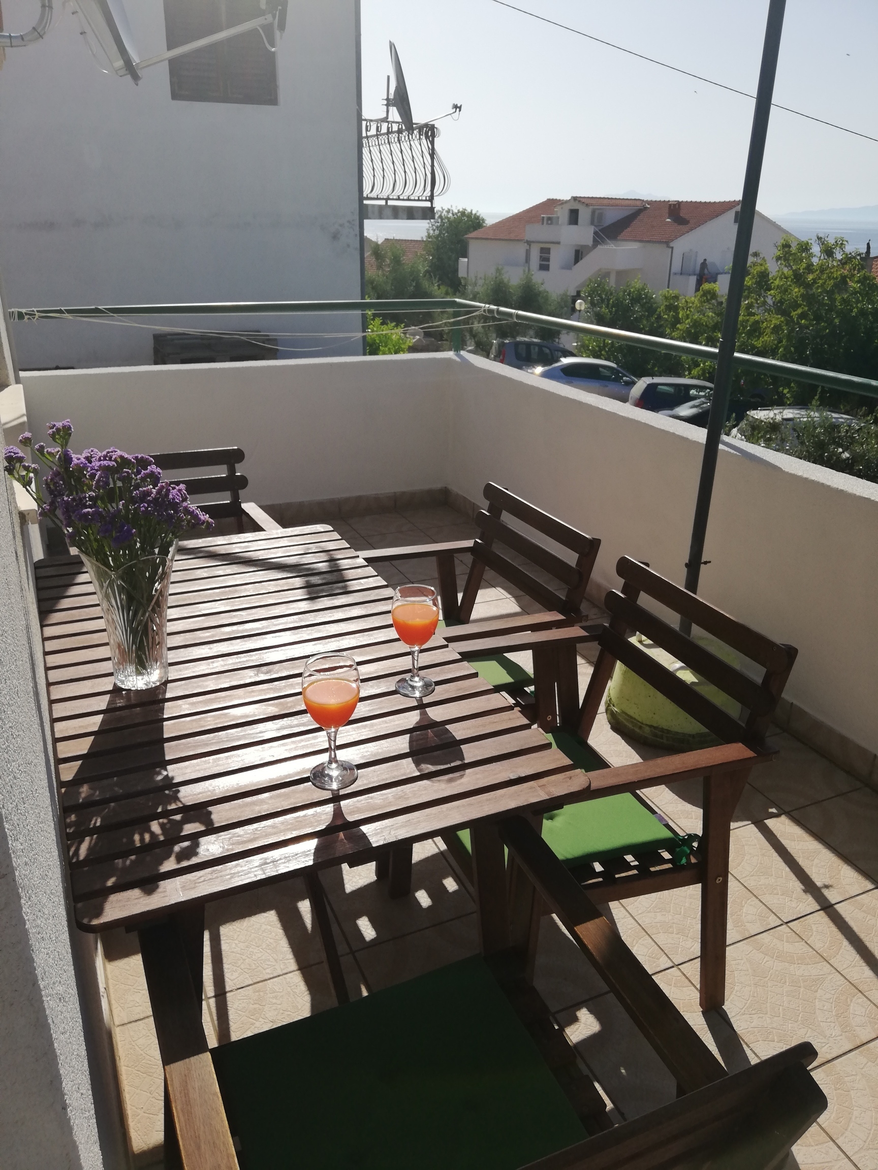 One bedroom apartment with terrace and sea view Zavala, Hvar  A-c