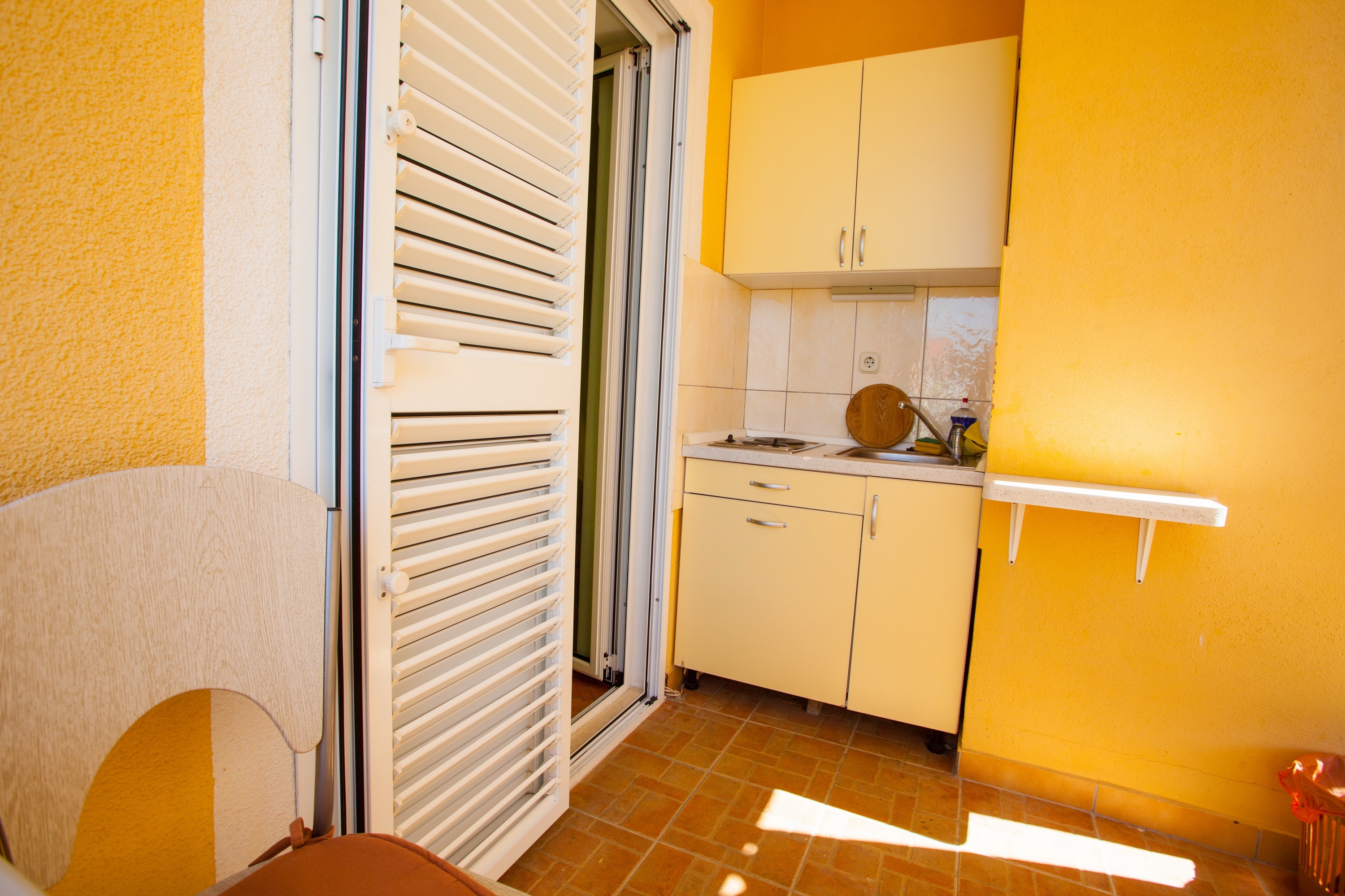 Studio flat with terrace Podgora, Makarska (AS-12816-b)