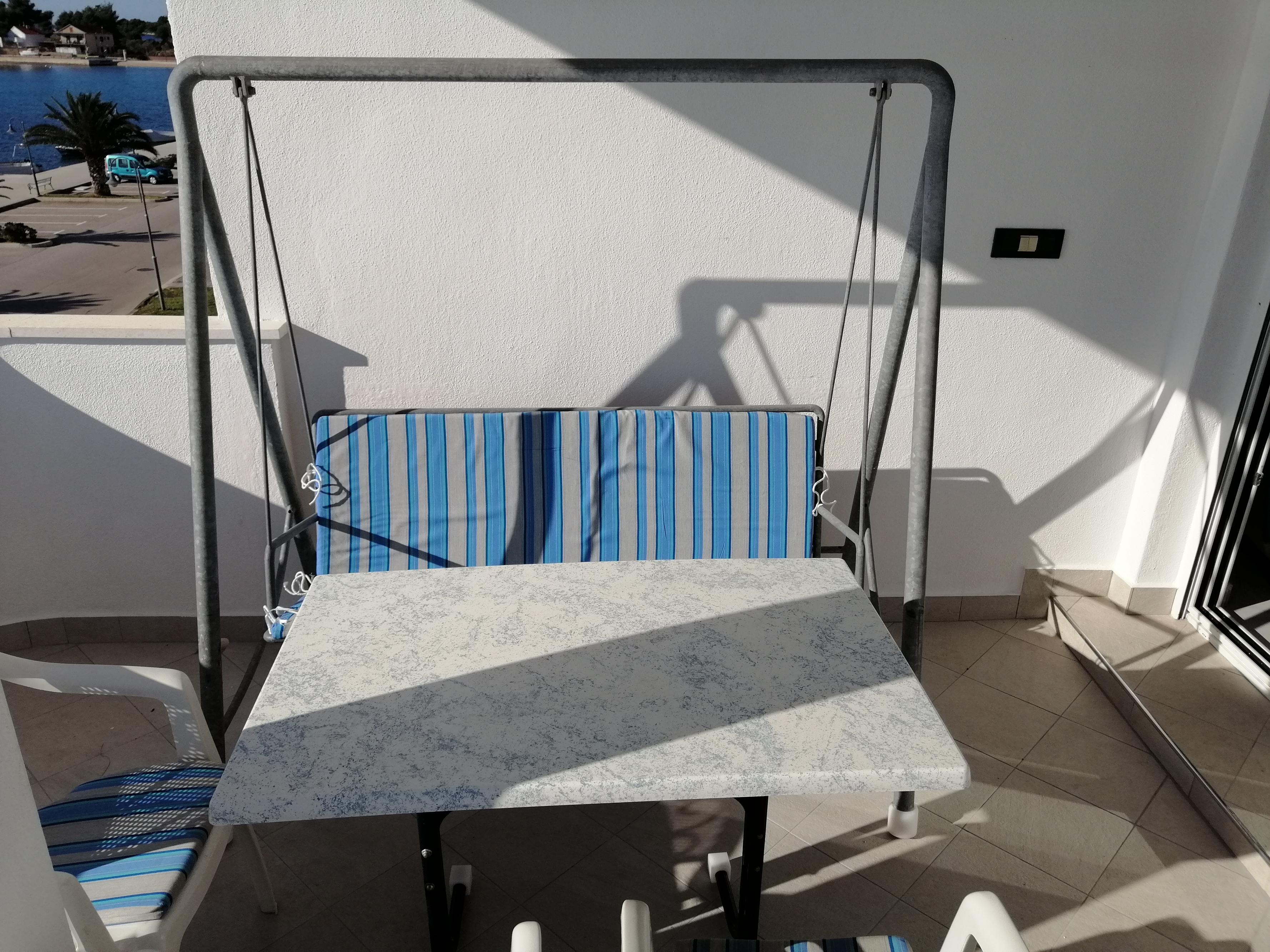 One bedroom apartment with terrace and sea view Rogoznica  A-b