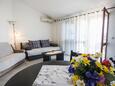 Living room Biograd na Moru, Living room in the apartment, air condition available and WiFi.