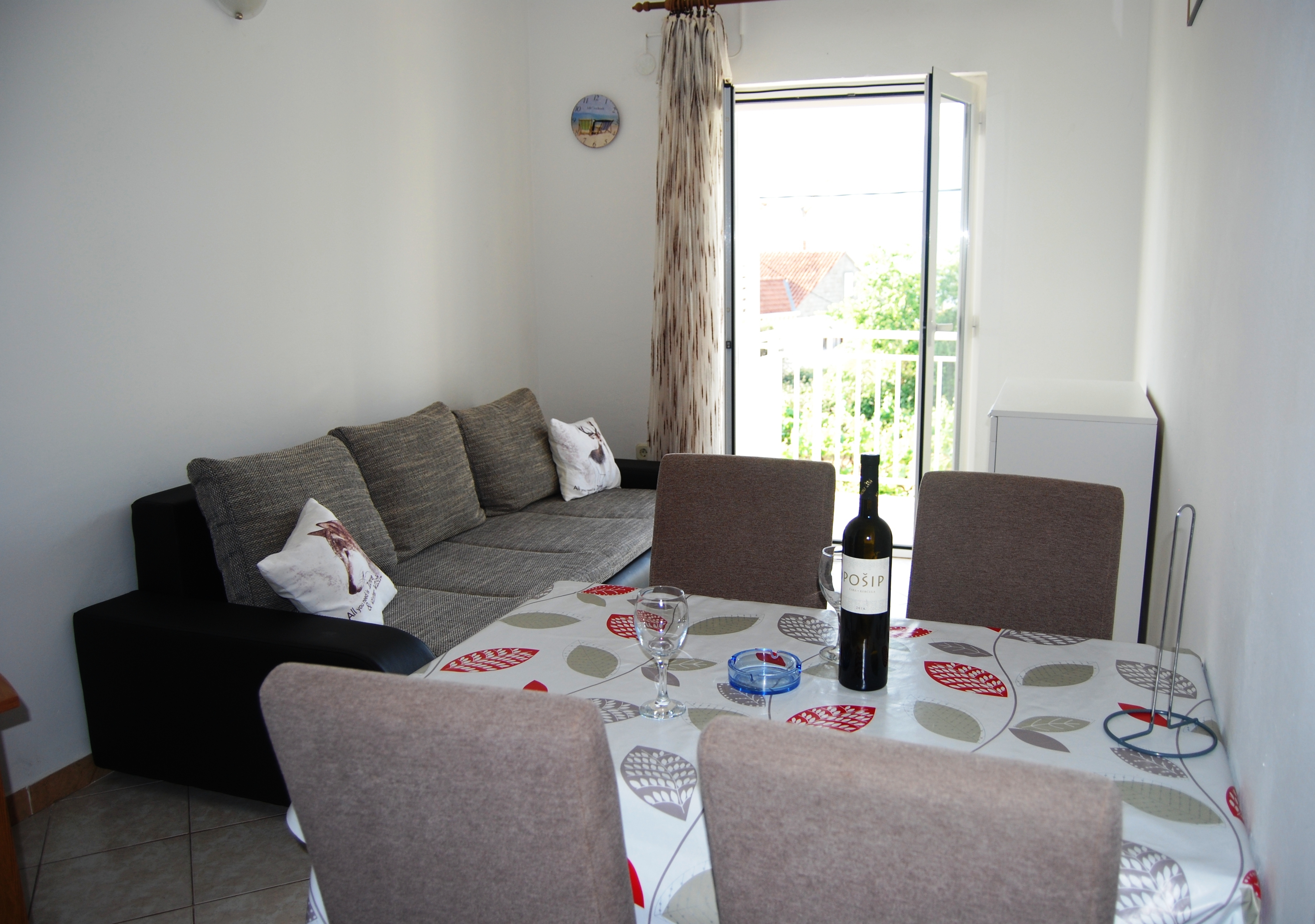 One bedroom apartment with balcony and sea view Lumbarda, Korčula (A-12839-b)