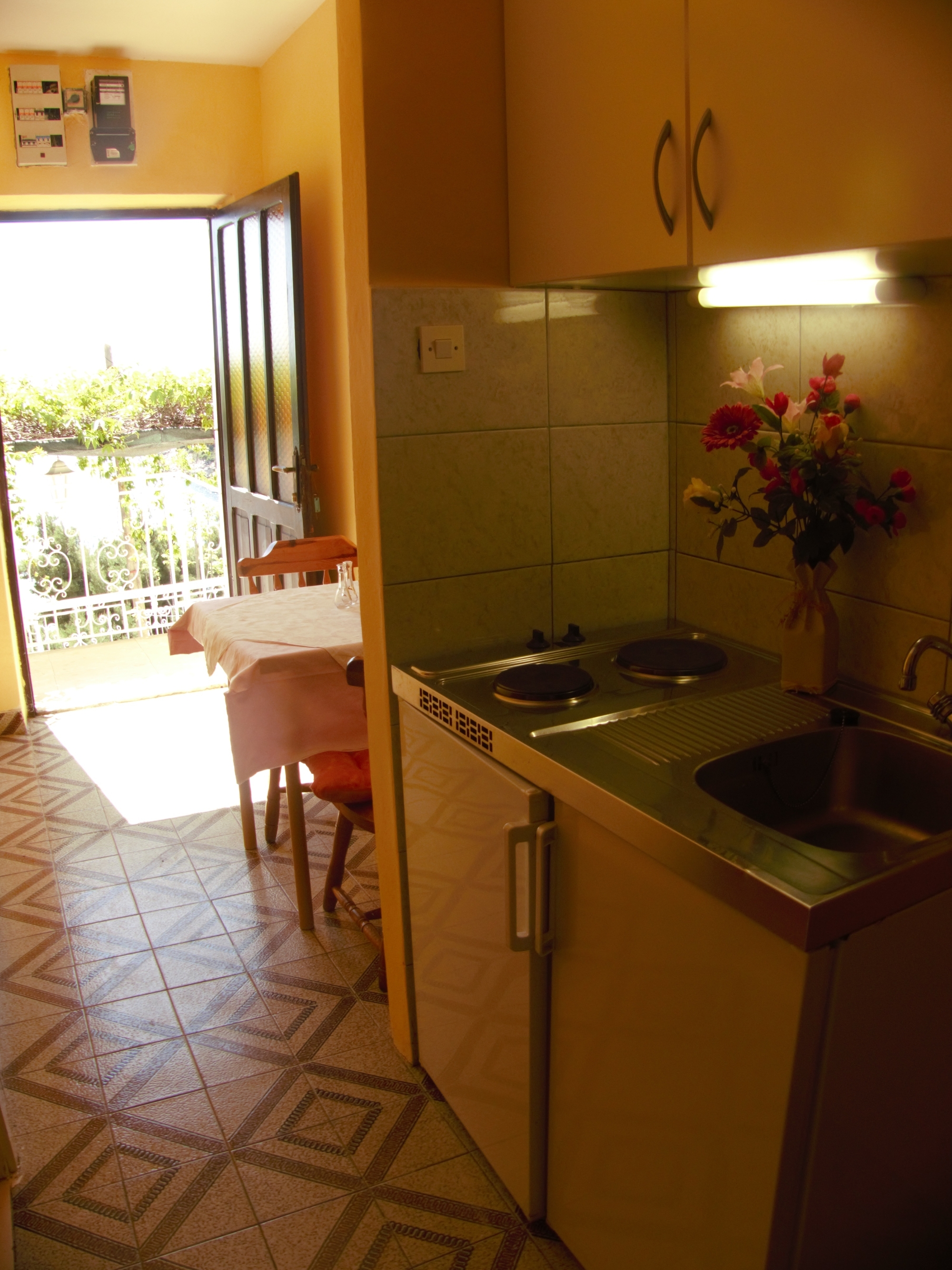 Studio flat with terrace and sea view Cove Saplunara, Mljet (AS-12849-b)