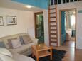 Pokój dzienny Zadar - Diklo, Pokój dzienny w zakwaterowaniu typu apartment, Dostępna klimatyzacja i WiFi.