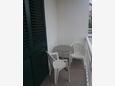 Sućuraj, Balcony 2 in the apartment, with a sea view, (pet friendly) and WiFi.