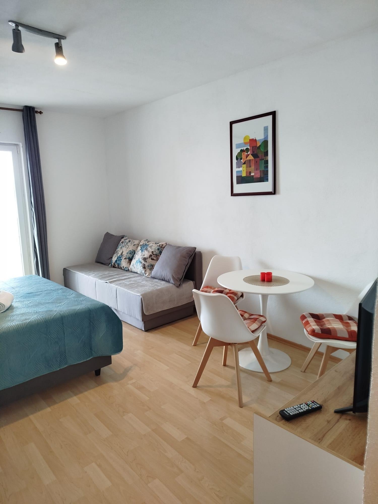 Studio flat with terrace and sea view Lokva Rogoznica (Omiš) (AS-12906-a)