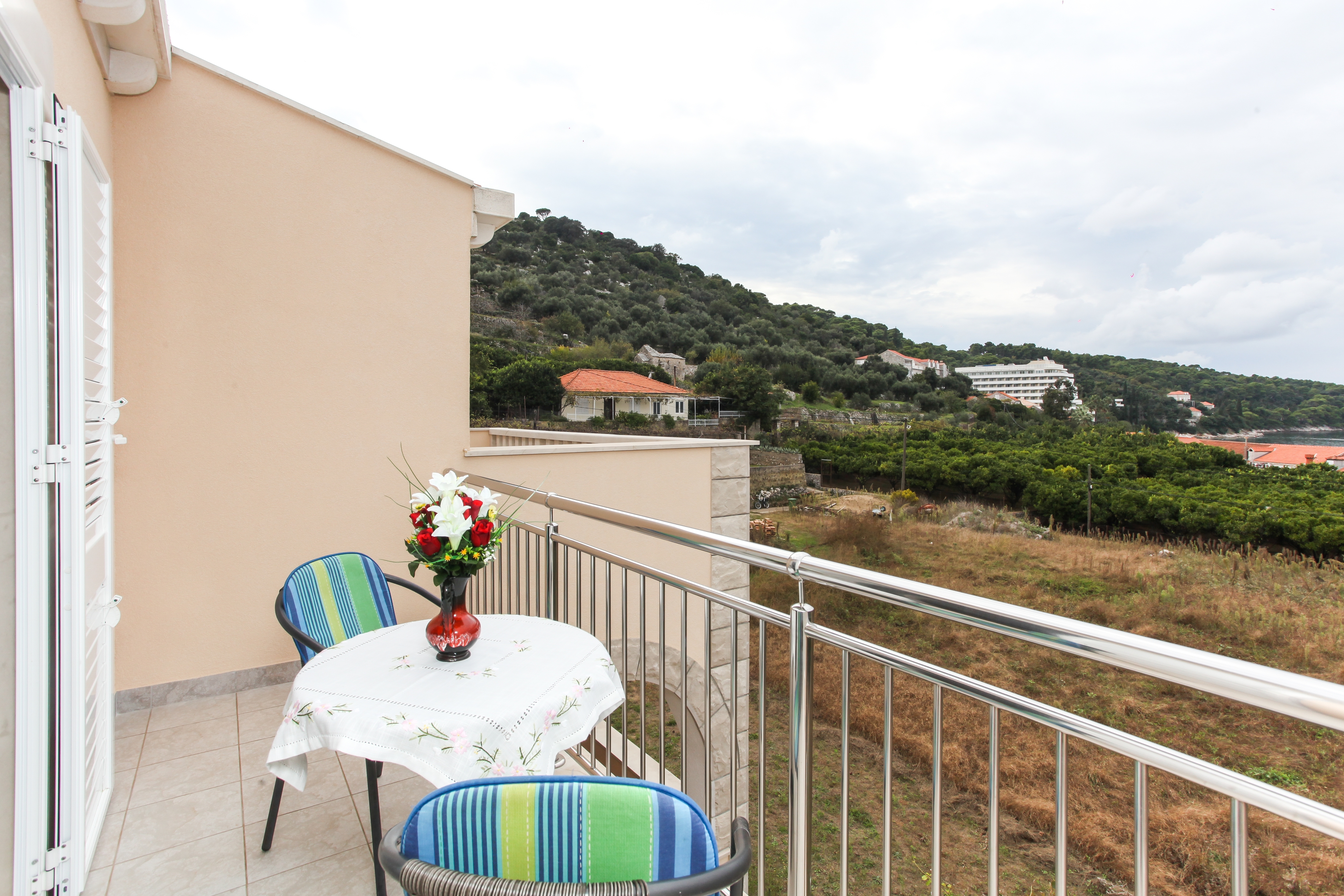One bedroom apartment with balcony and sea view Lopud, Elafiti  A-c