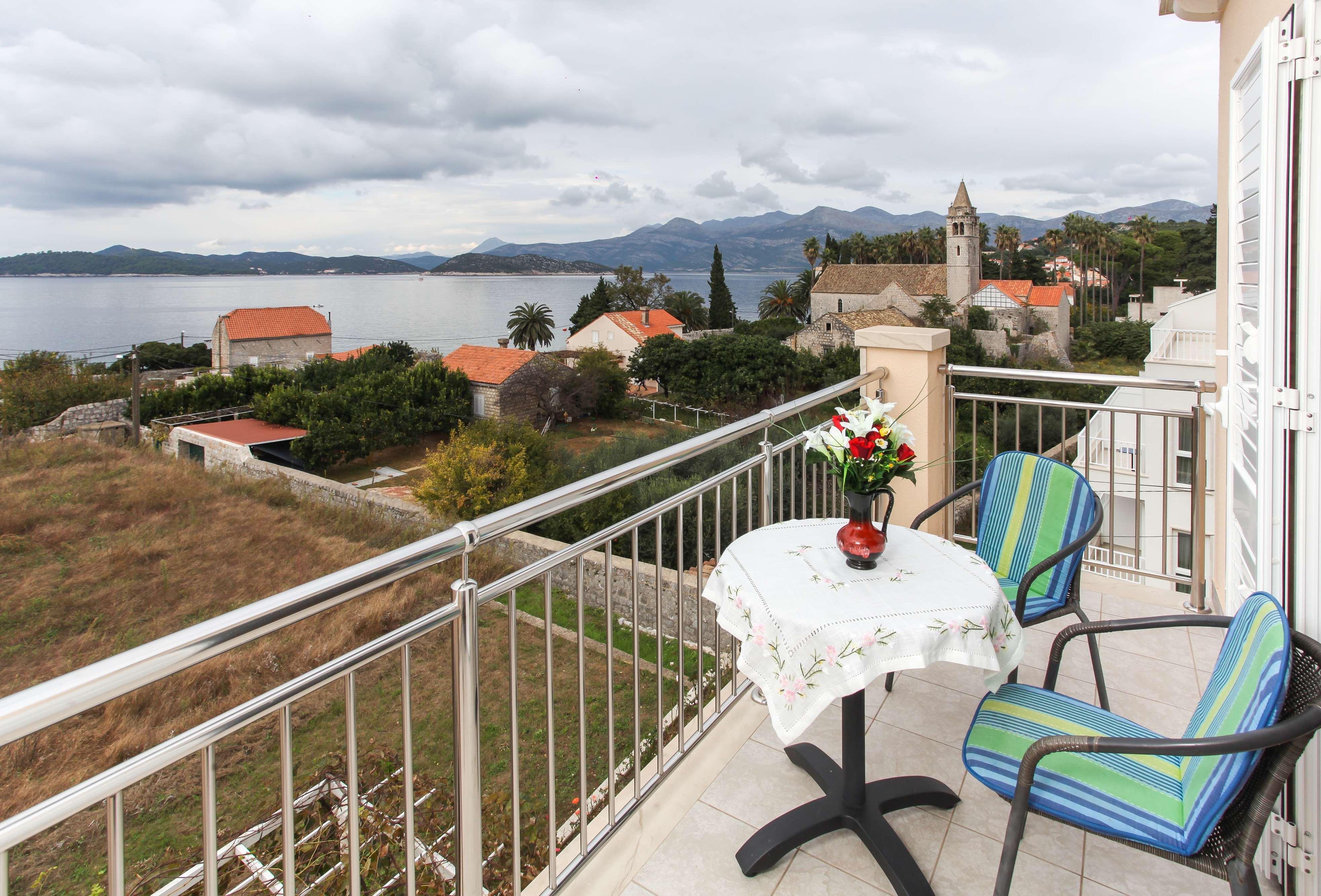 One bedroom apartment with balcony and sea view Lopud, Elafiti  A-c