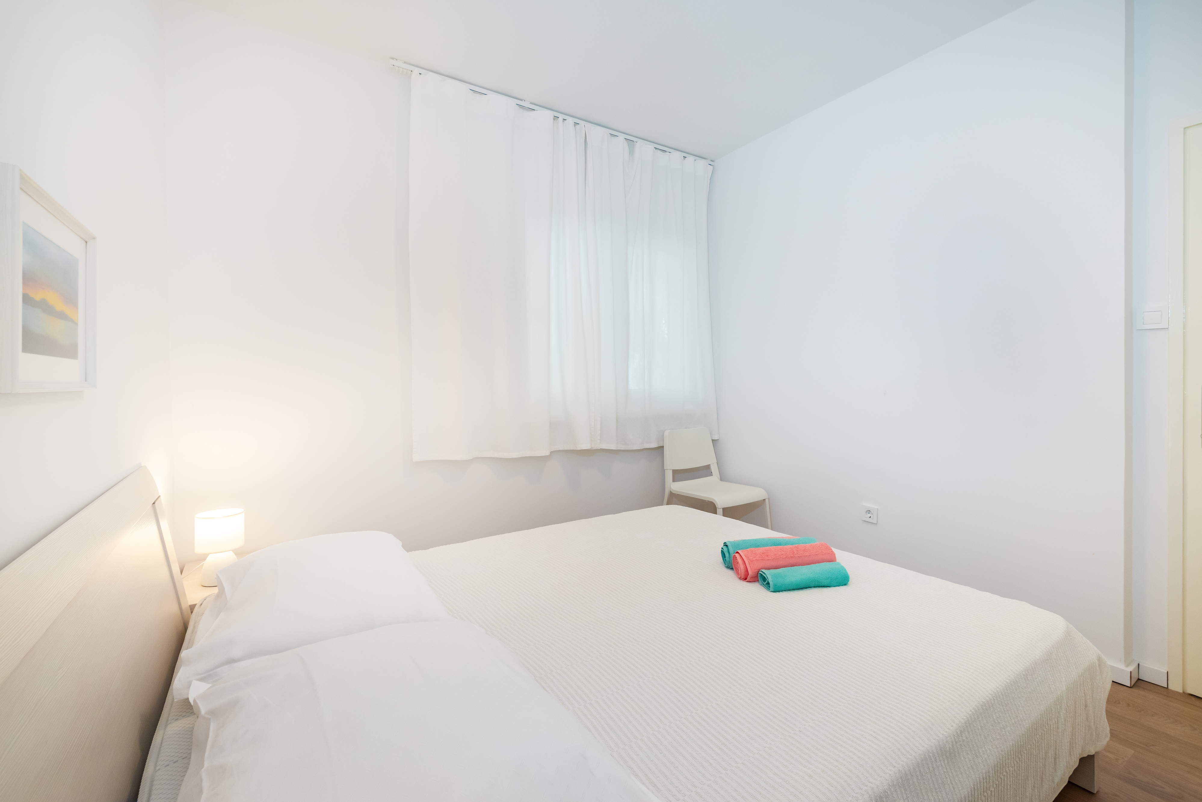 Two bedroom apartment with terrace Mandre, Pag  A-a