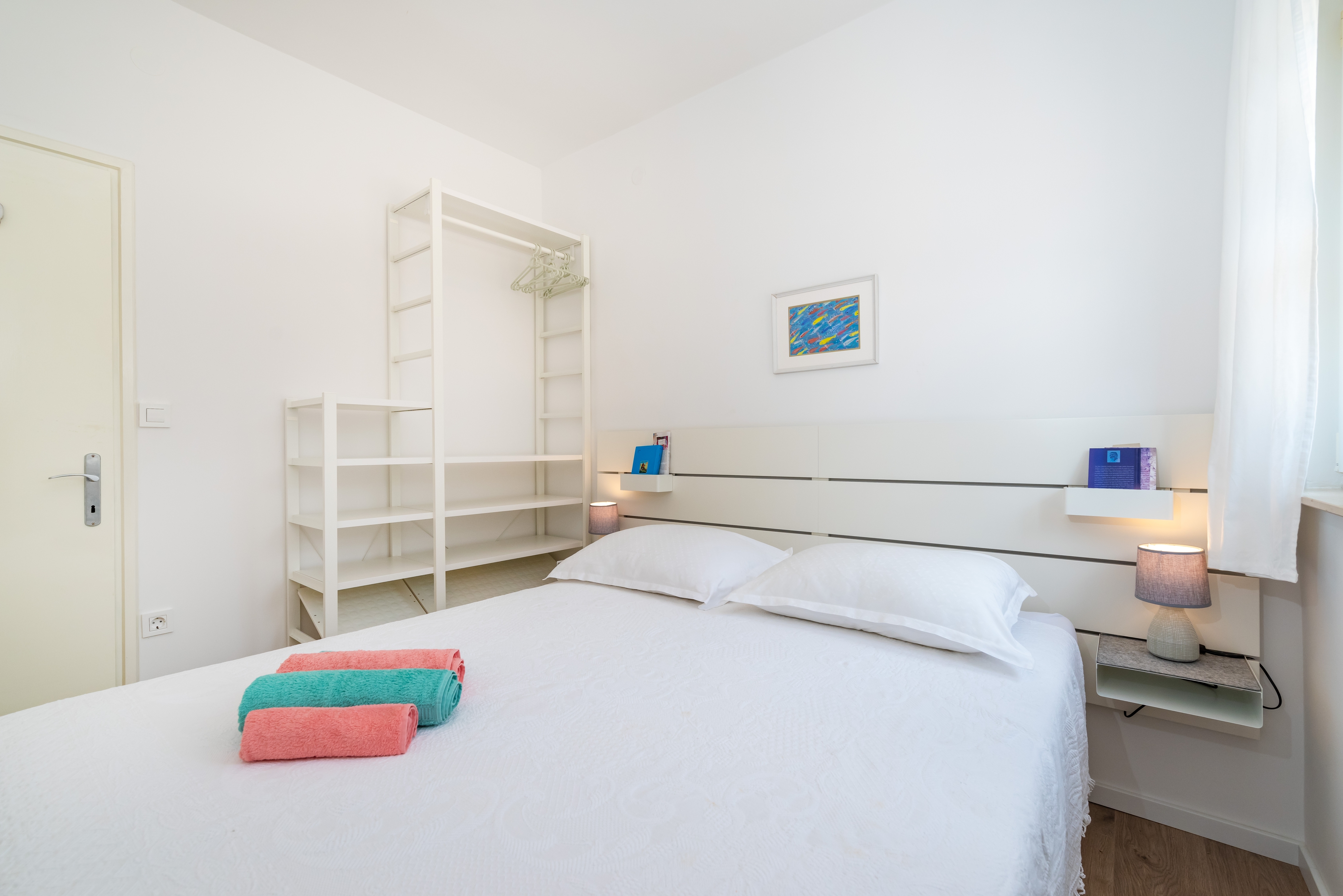 Two bedroom apartment with terrace Mandre, Pag  A-a