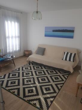 Obývací pokoj Pula, Obývací pokoj v ubytování typu apartment, dostupna klima i WIFI.