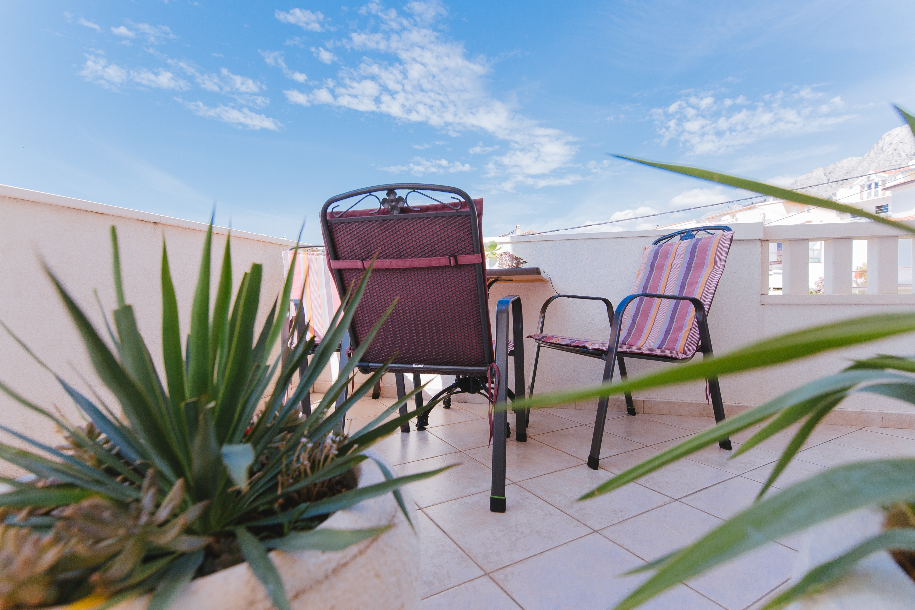 One bedroom apartment with terrace and sea view Nemira, Omiš  A-b