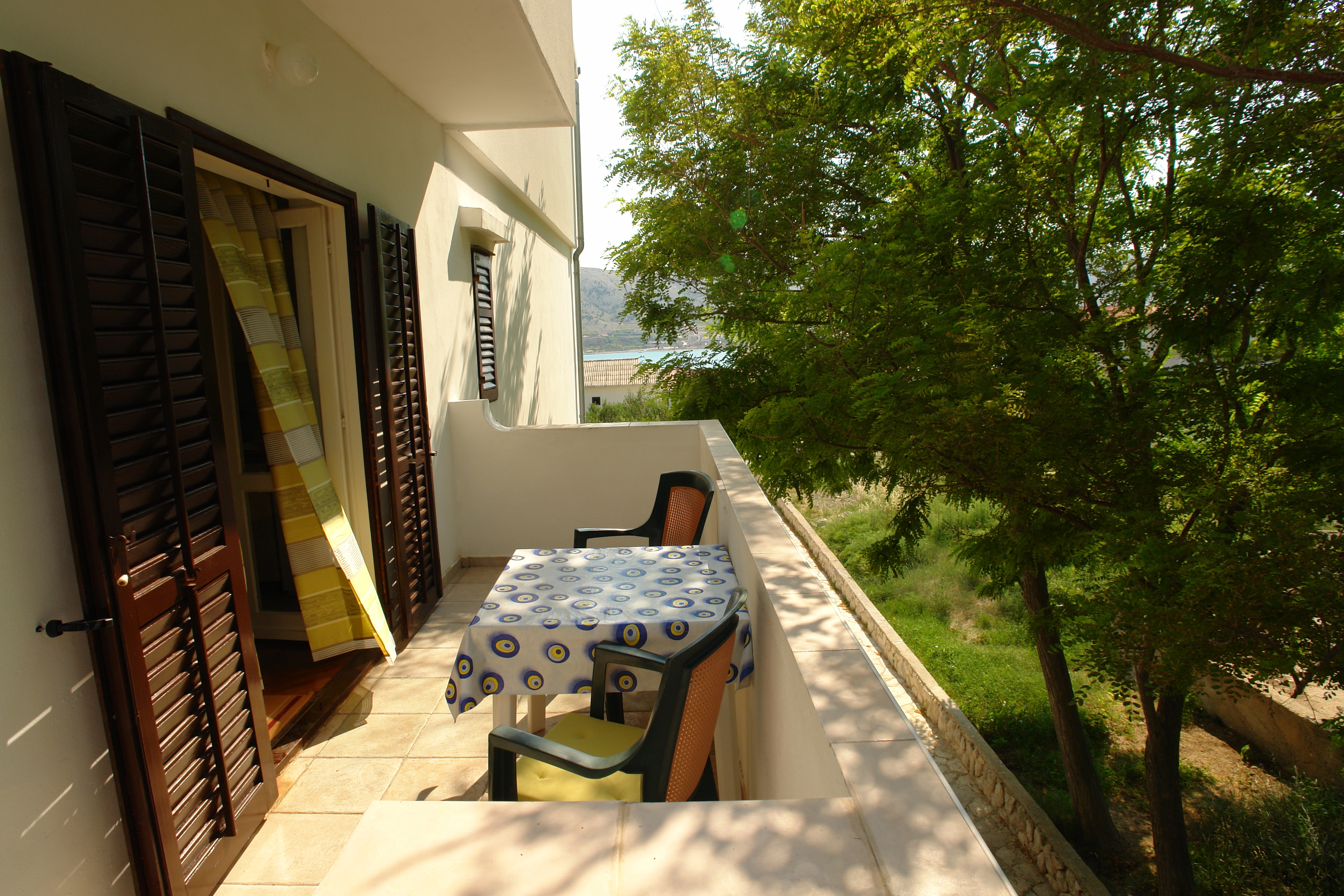 One bedroom apartment with balcony and sea view Pag (A-13060-b)