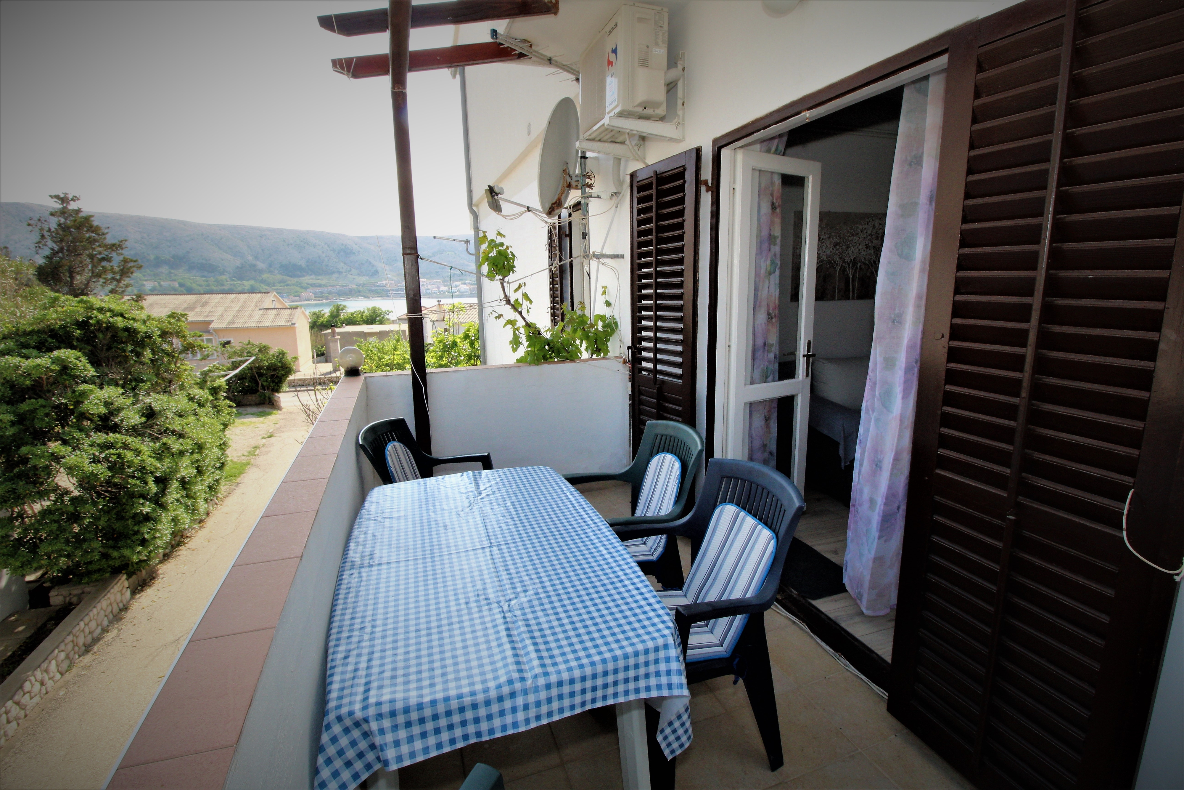Two bedroom apartment with balcony and sea view Pag  A-c