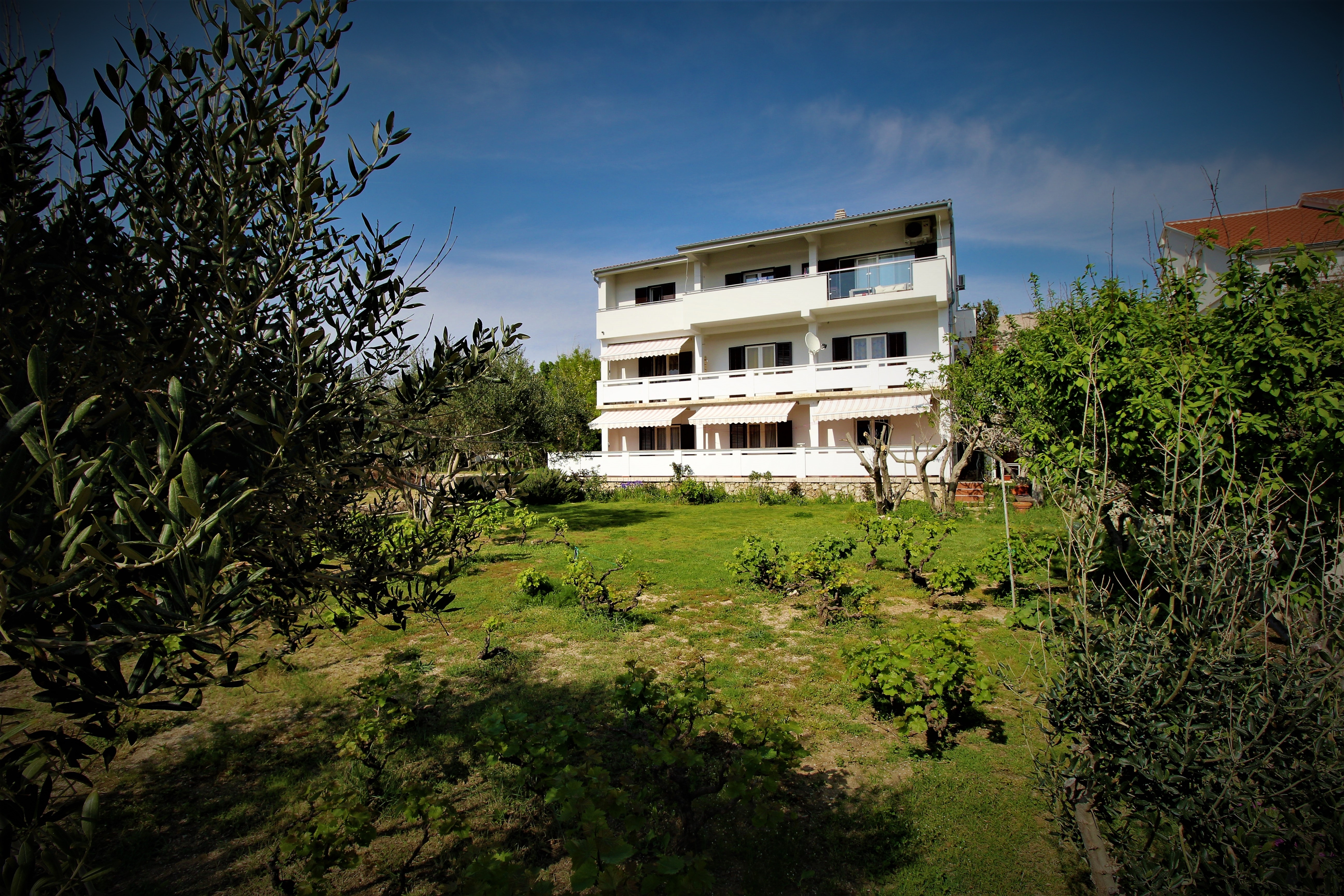 Room with balcony and sea view Pag  S-a