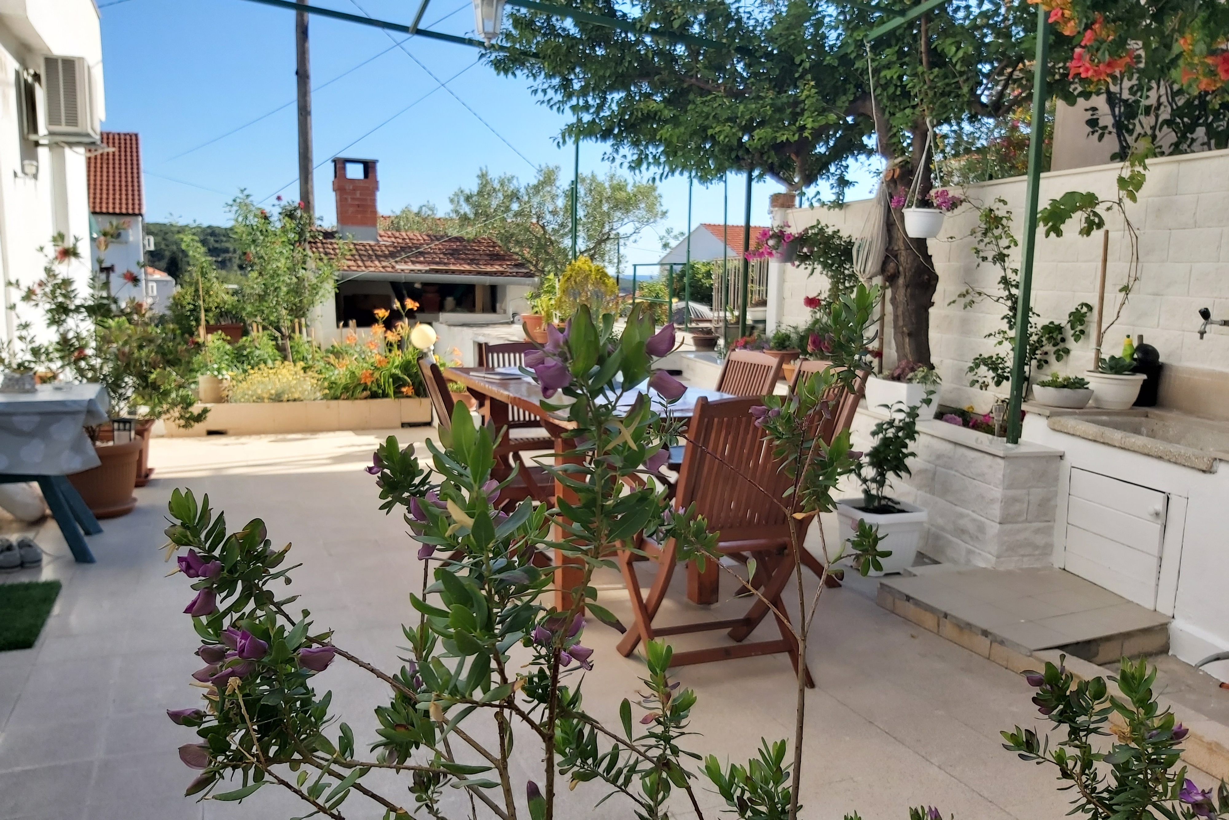 Studio flat with terrace Hvar  AS-a