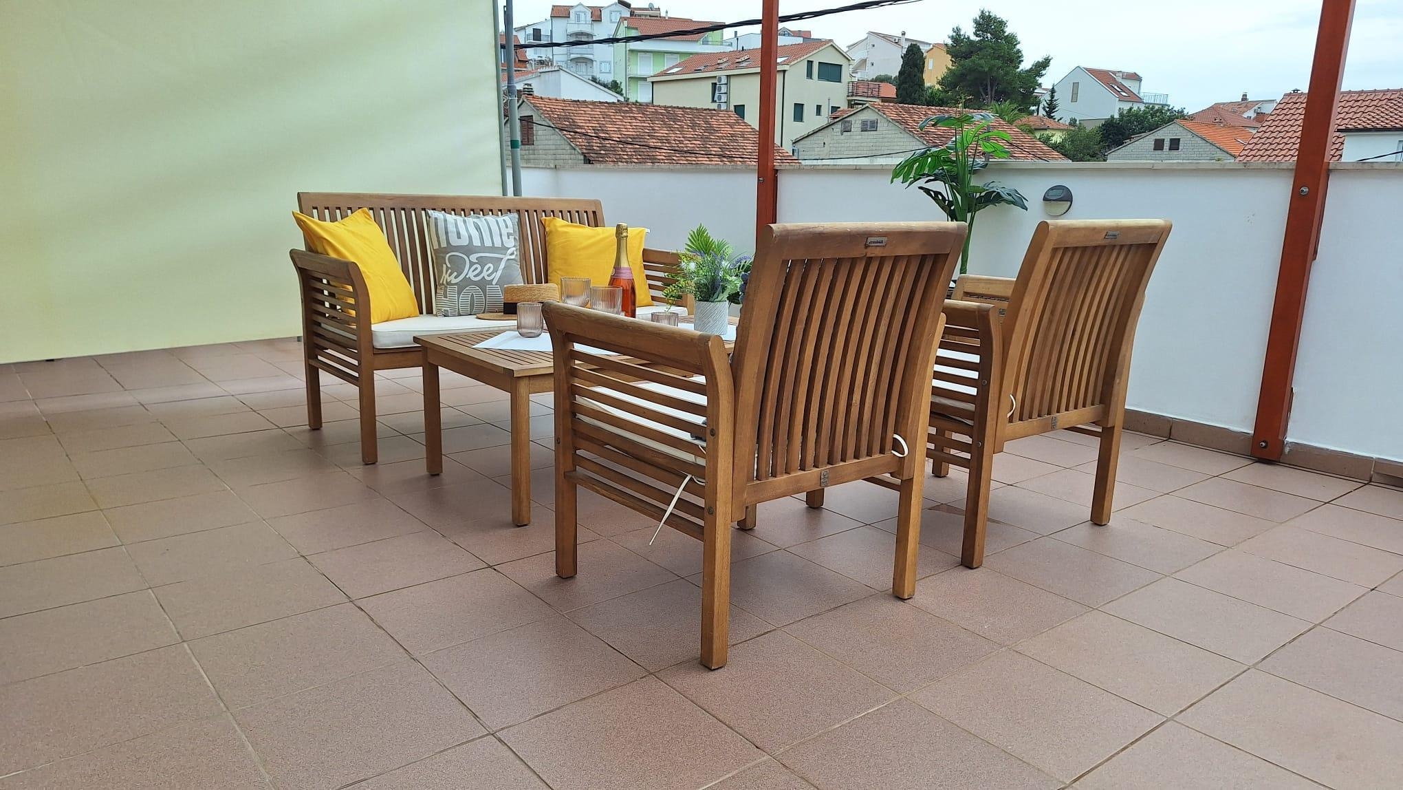 Room with terrace and sea view Hvar (S-13161-a)